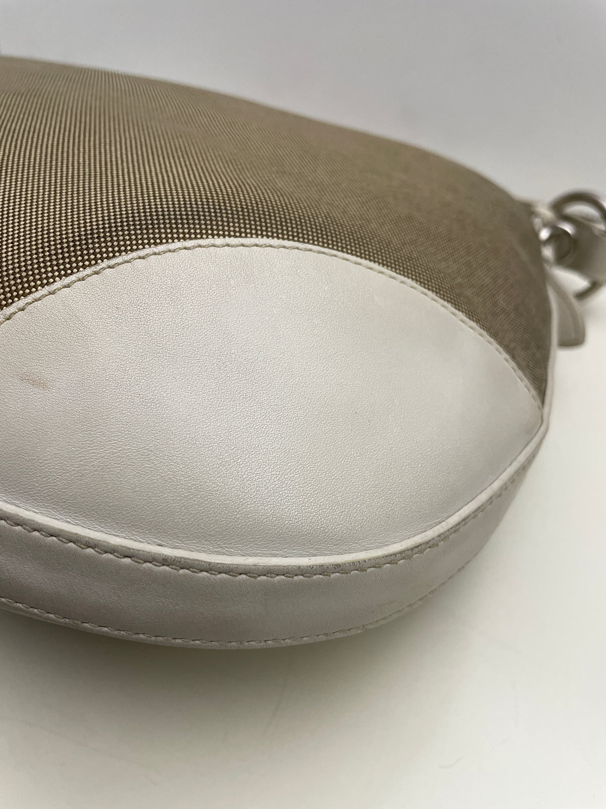 Prada - Hobo Logo Jacquard Beige e Avorio
