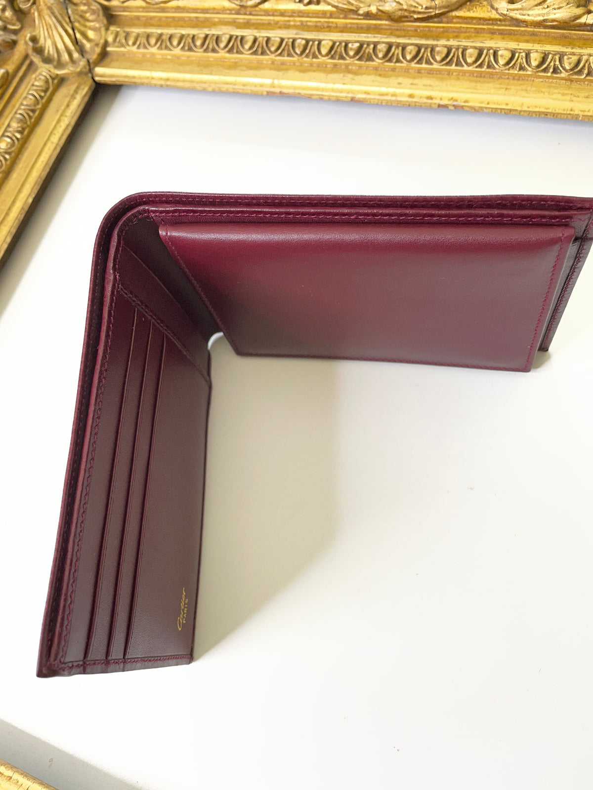 Cartier Portafoglio Uomo Classsico pelle mart. Full Set Nuovo