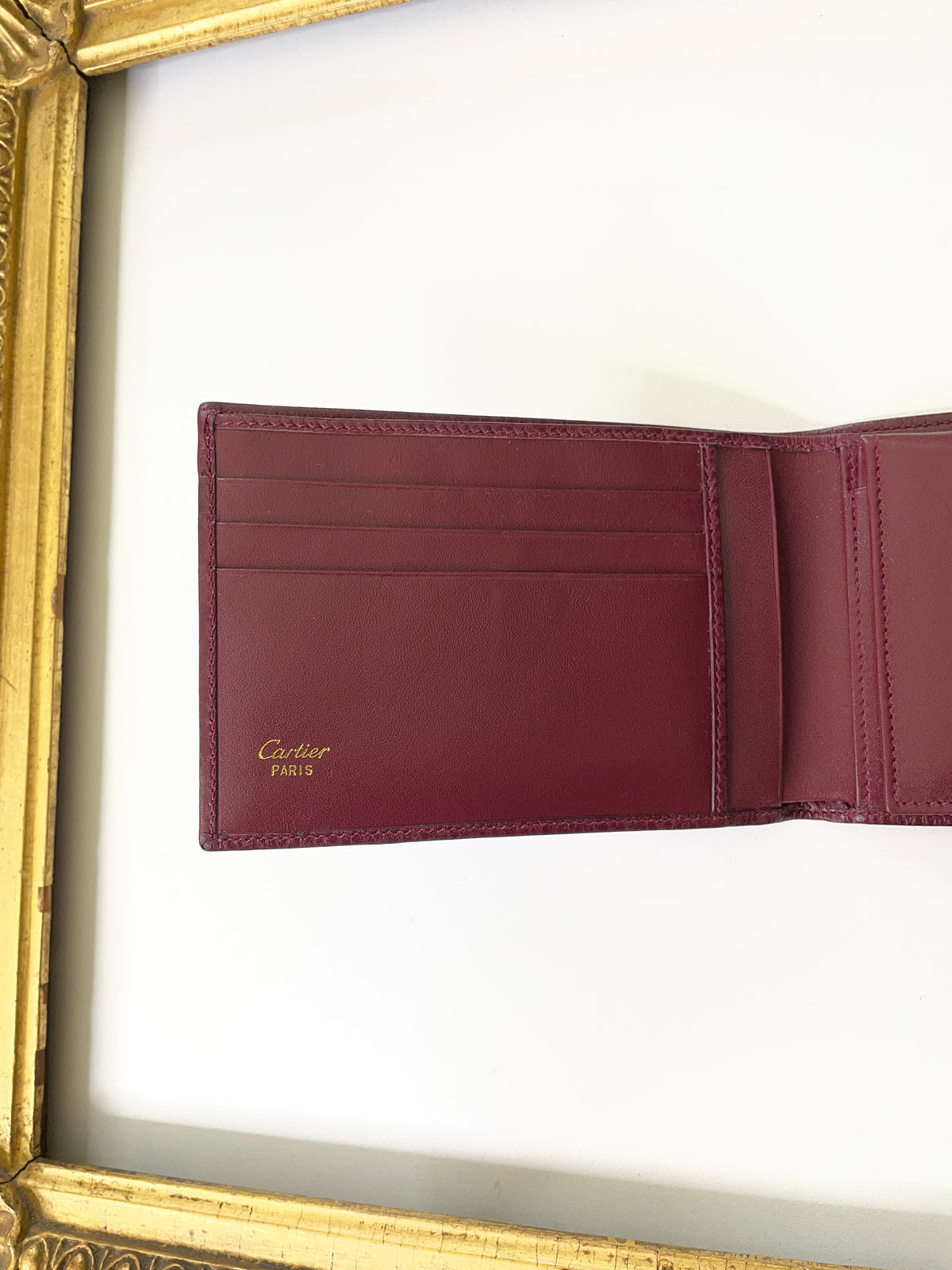 Cartier Portafoglio Uomo Classsico pelle mart. Full Set Nuovo