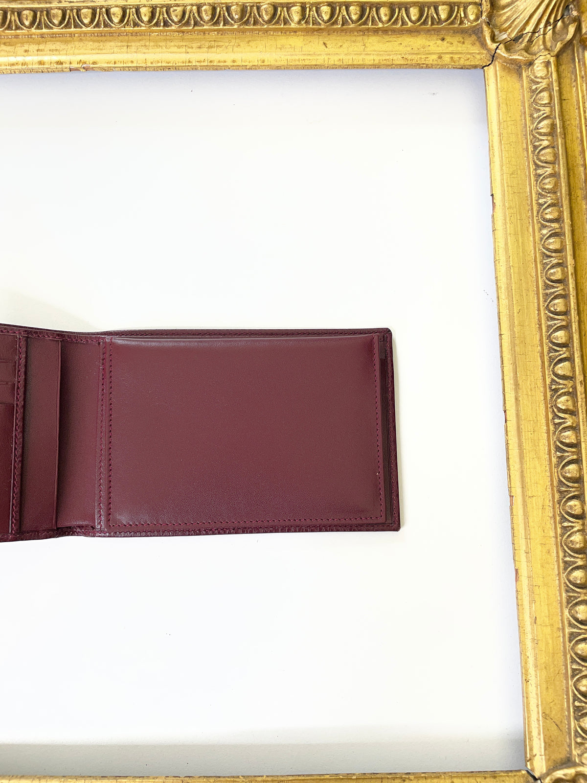 Cartier Portafoglio Uomo Classsico pelle mart. Full Set Nuovo