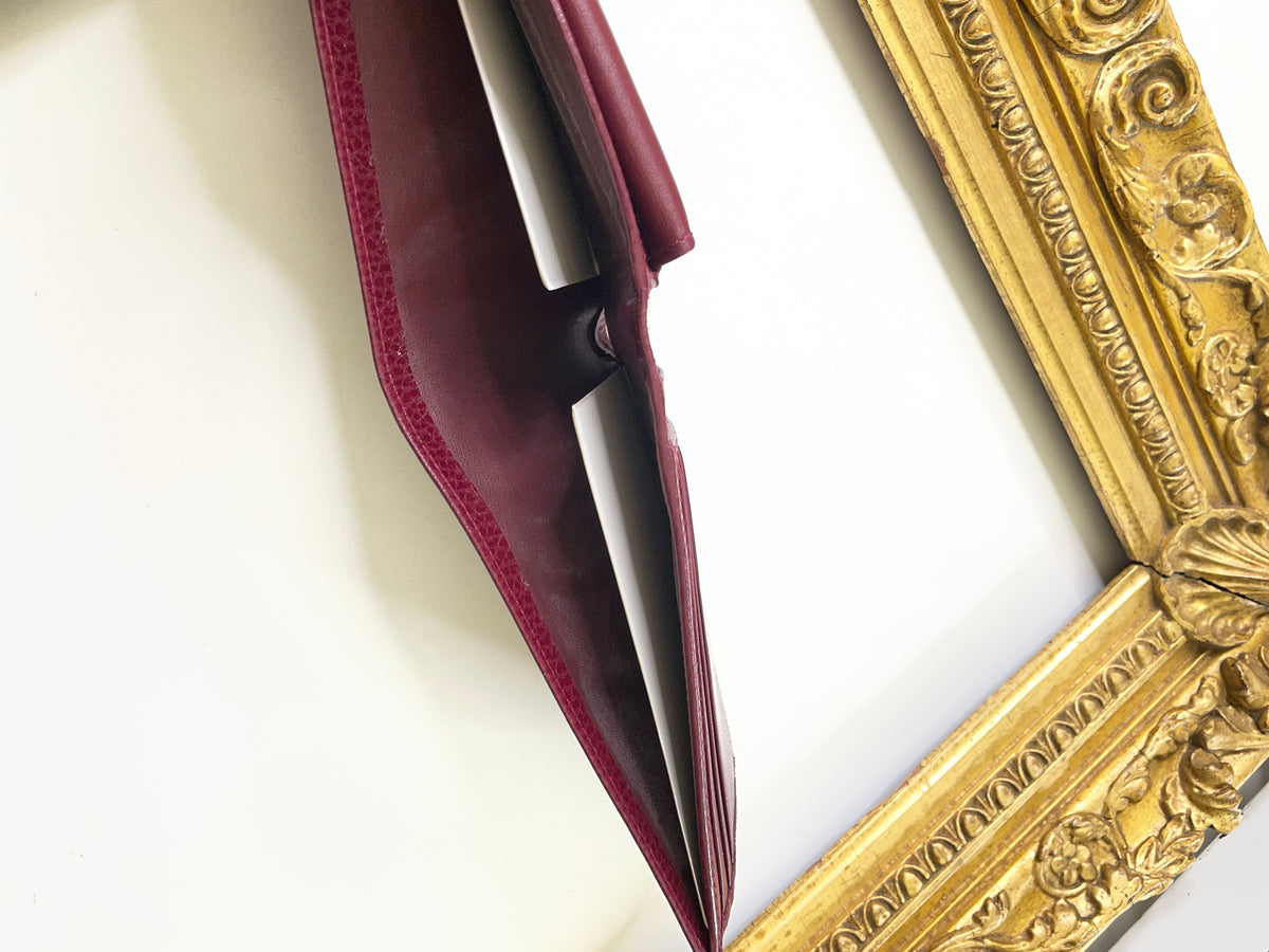 Cartier Portafoglio Uomo Classsico pelle mart. Full Set Nuovo