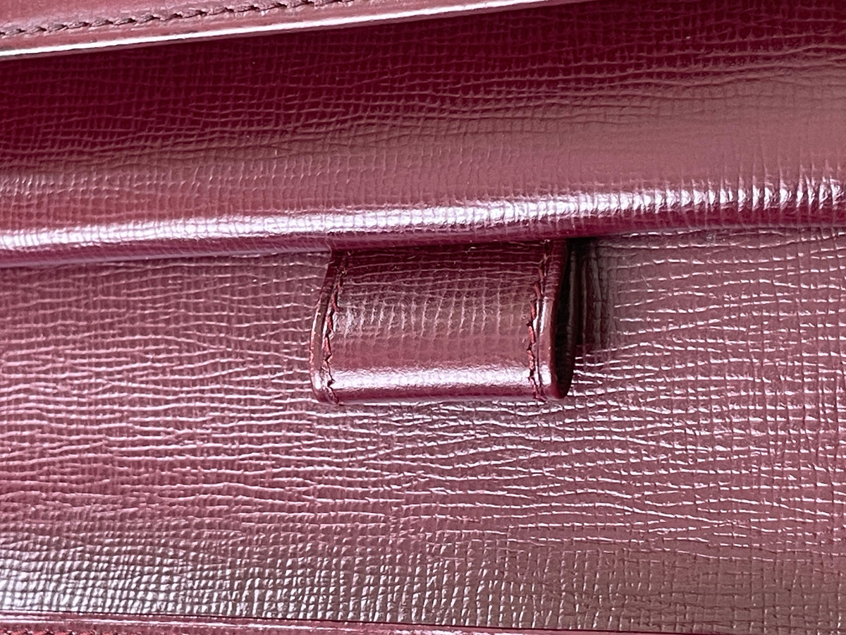 Cartier Portafoglio Grande Donna Pelle bordò Nuovo Full Set