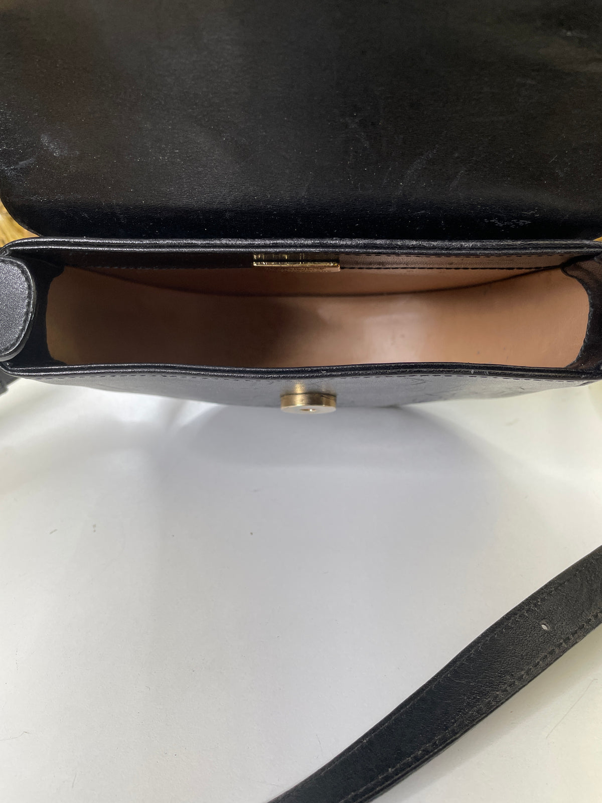 Bally Tracollina Woc Vintage Cuio Nera