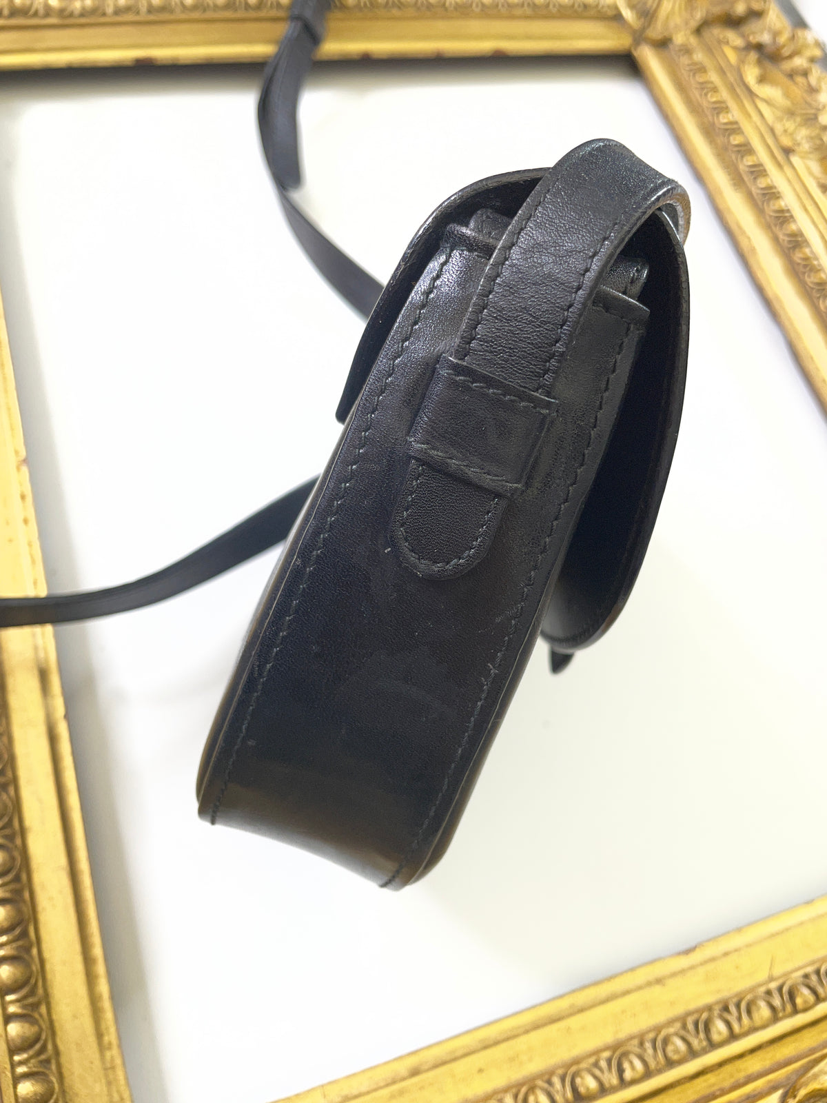 Bally Tracollina Woc Vintage Cuio Nera