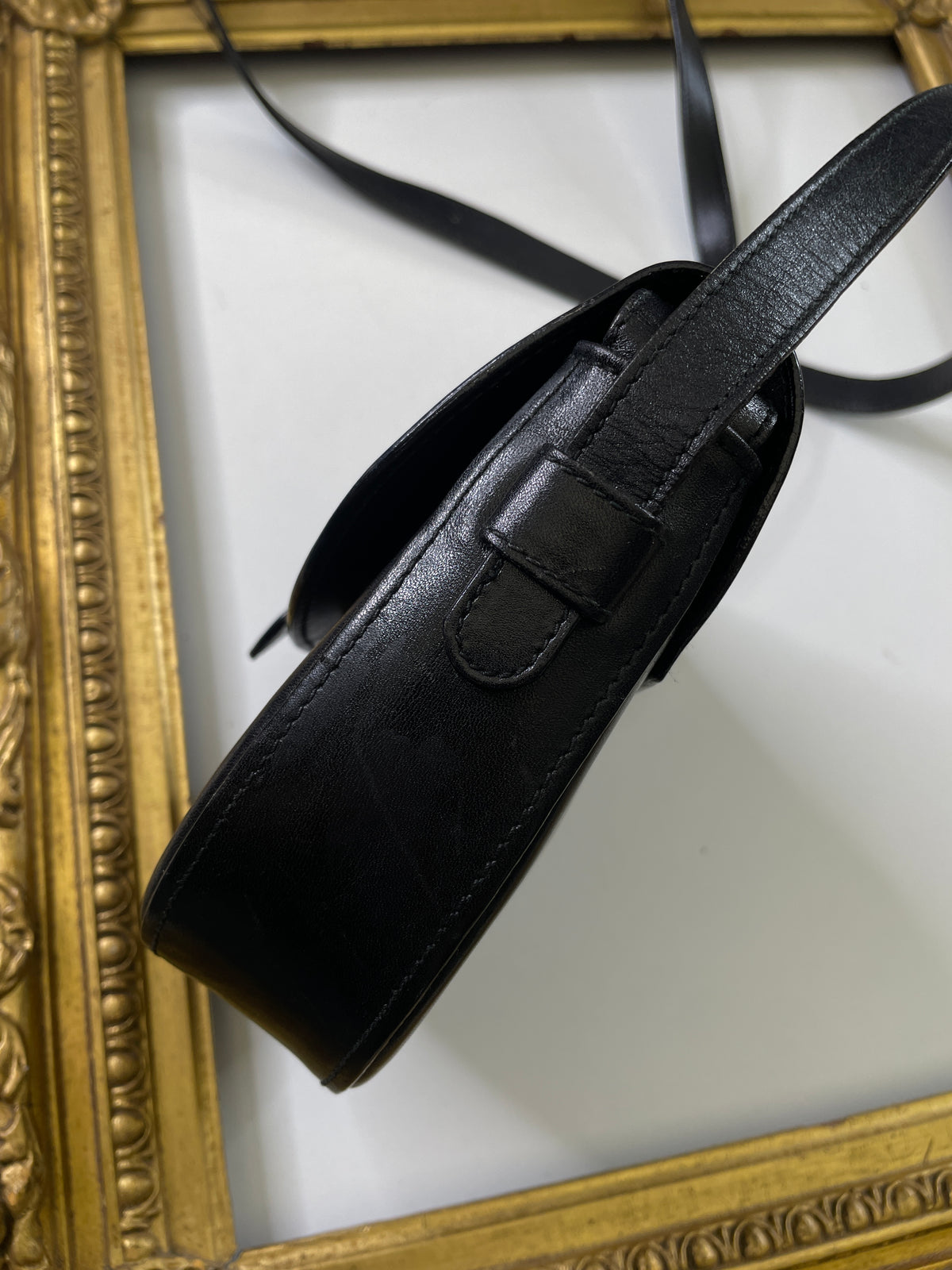 Bally Tracollina Woc Vintage Cuio Nera