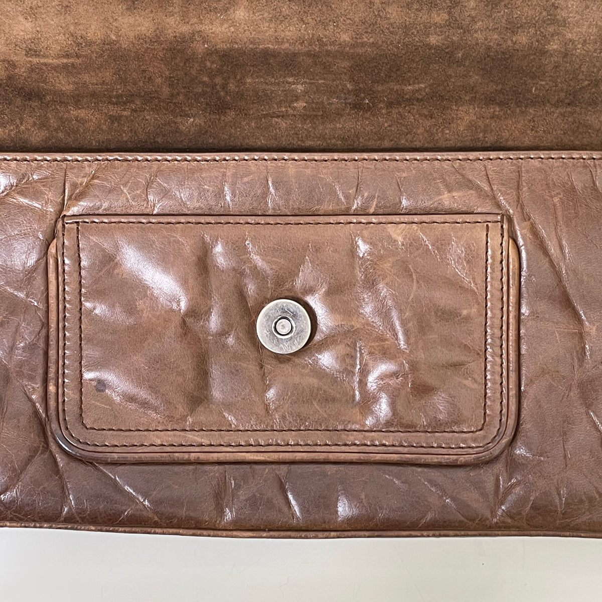 Givenchy Baguette Mini Bag 4D Pelle Marrone
