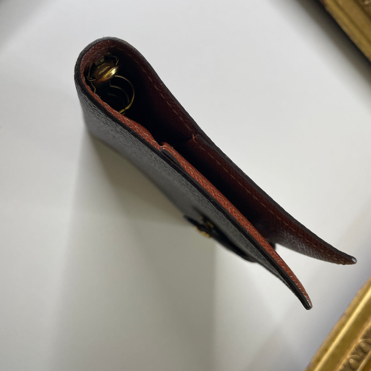 Louis Vuitton Vintage - Agenda in Pelle Monogramma e Pelle - Marrone