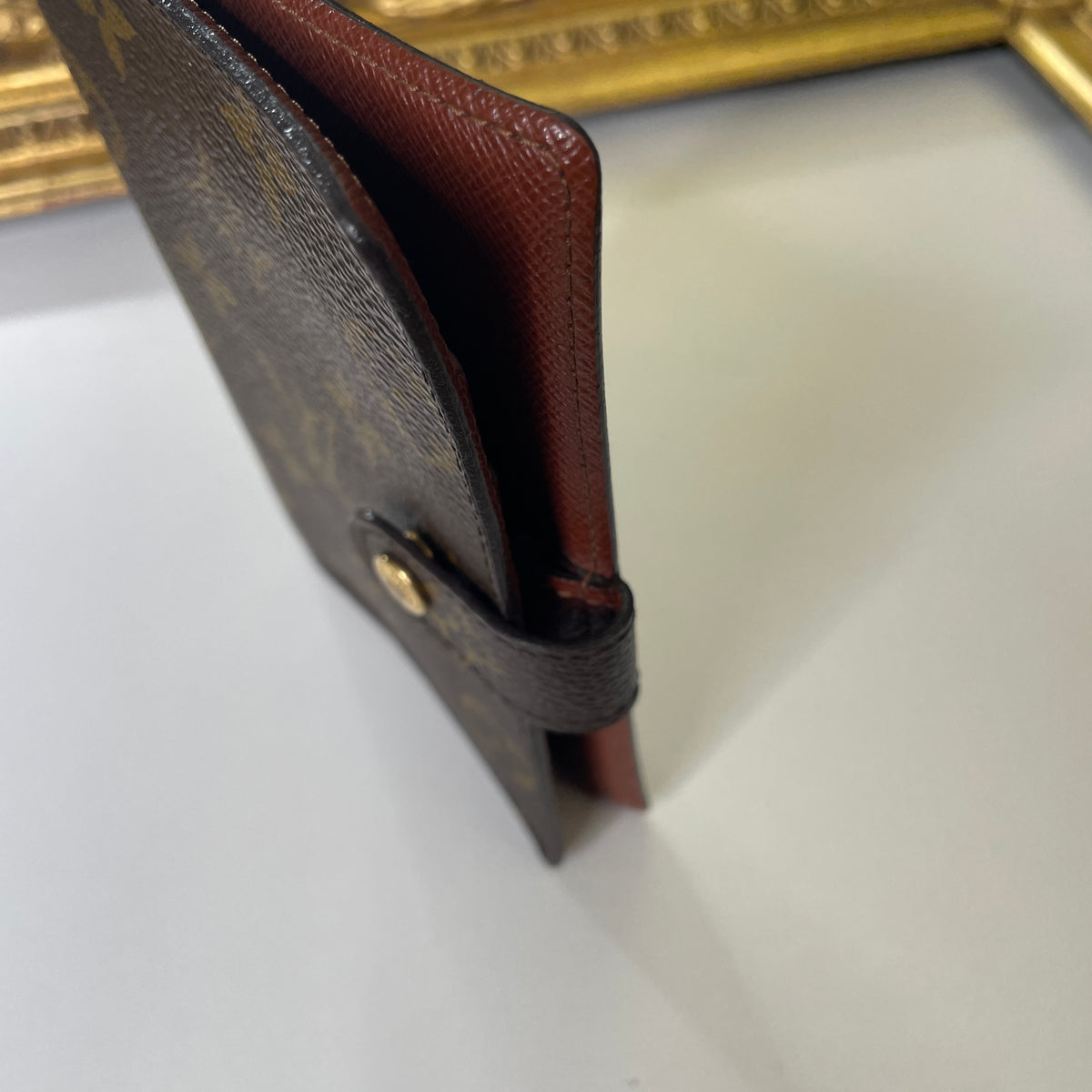 Louis Vuitton Vintage - Agenda in Pelle Monogramma e Pelle - Marrone