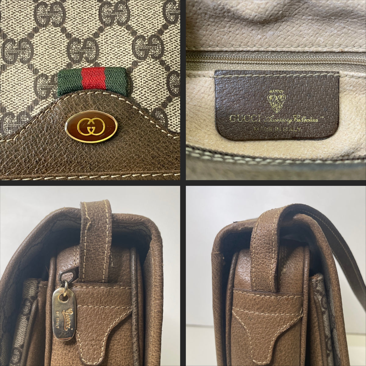 Gucci Ophidia Mega Camera Bag/Valigetta GG Beige con Tracolla