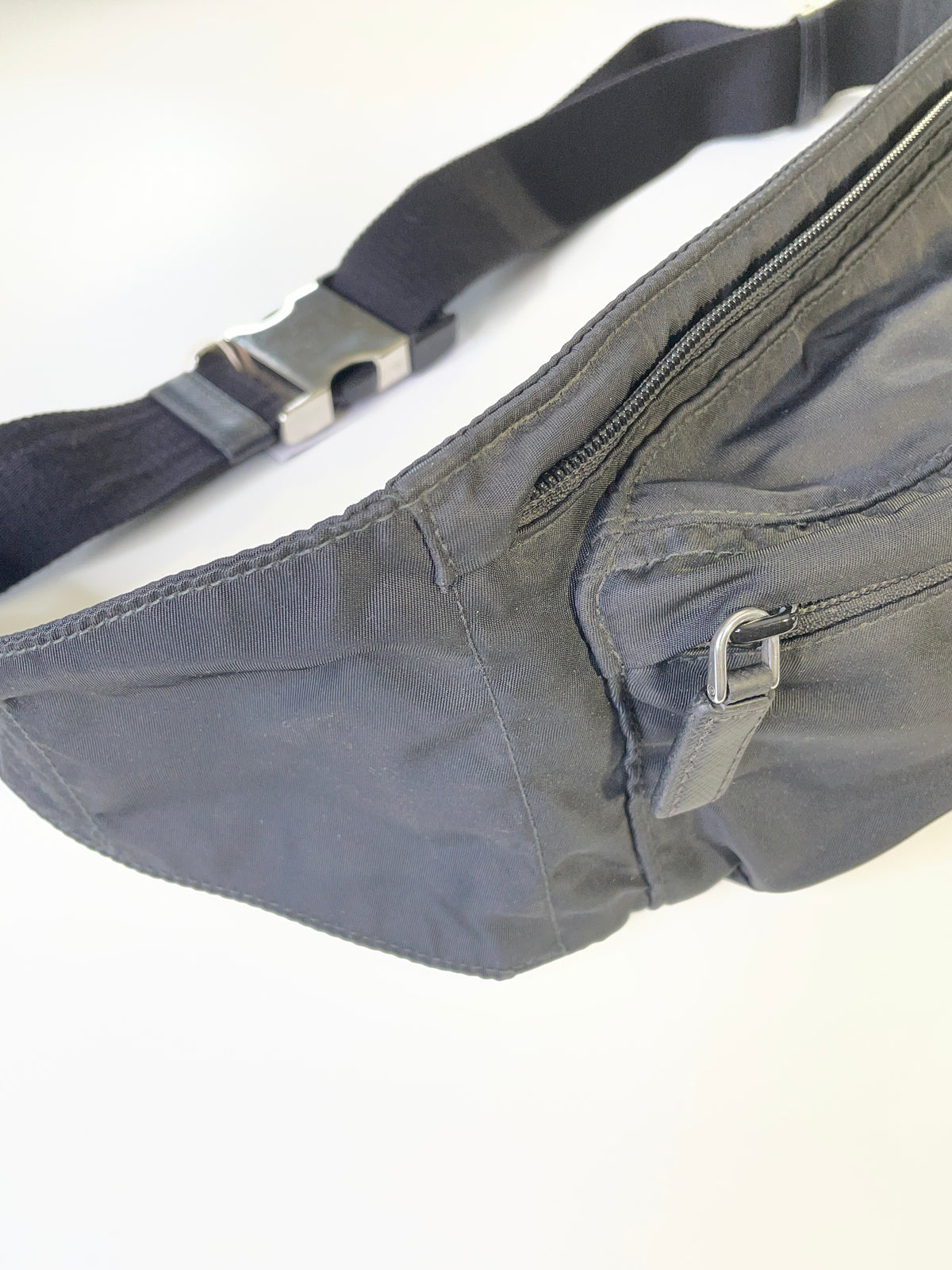 Prada Marsupio Doppio Nylon Nero