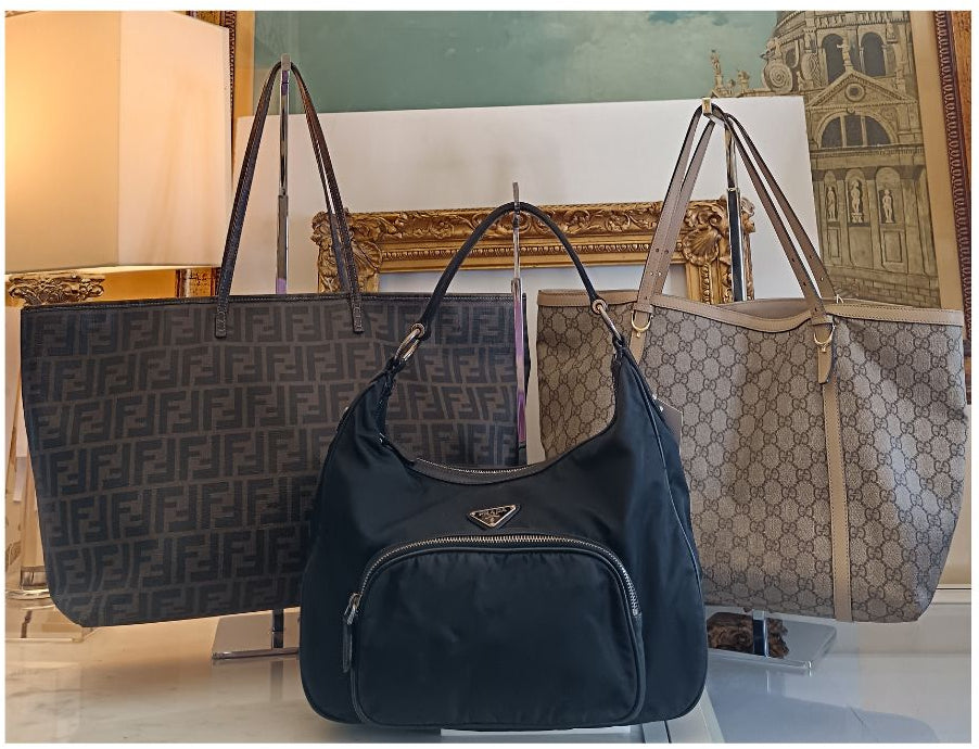 COMBO BOMBA: PRADA + FENDI + GUCCI