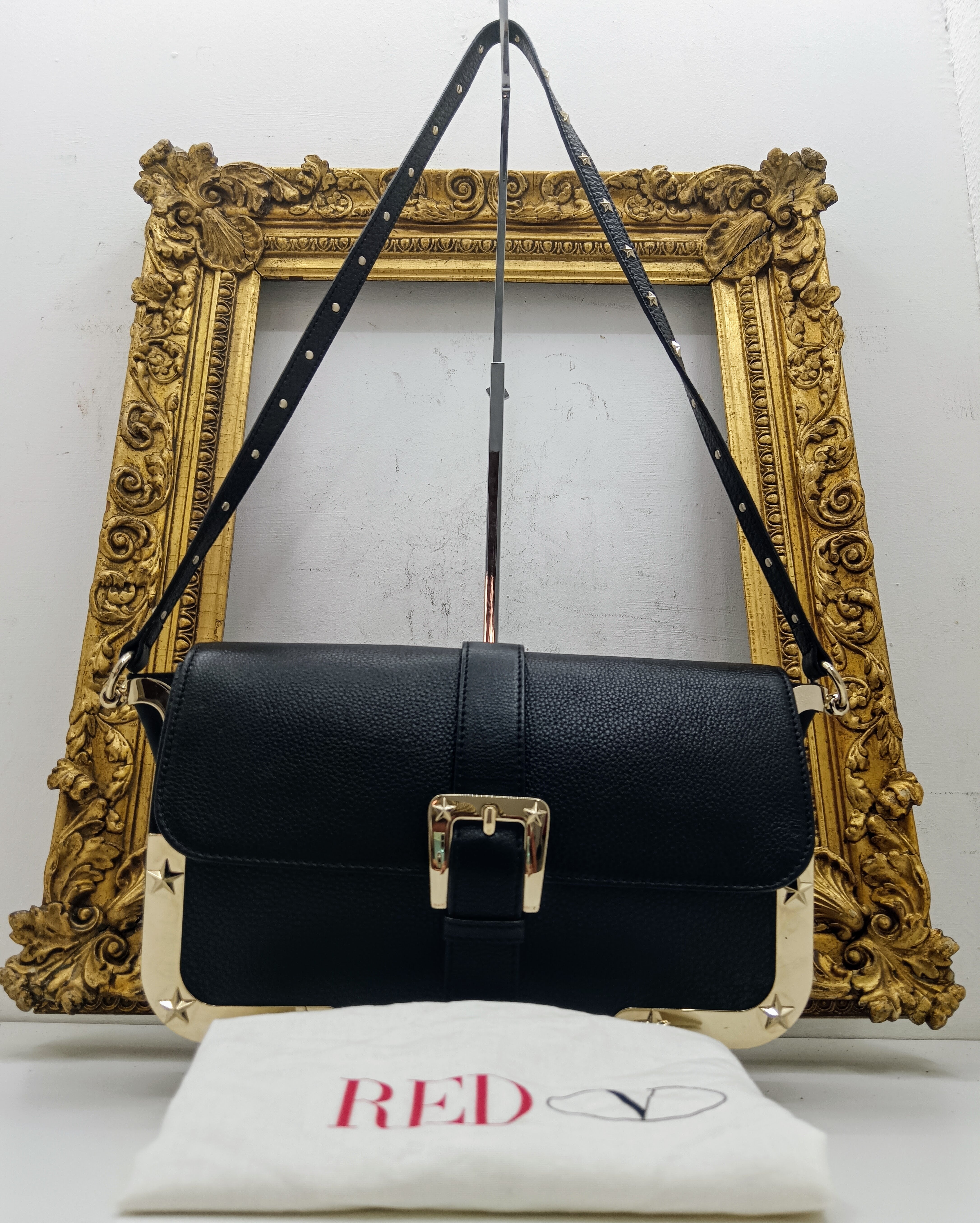 RED Valentino Garavani – Borsa a spalla pelle nera