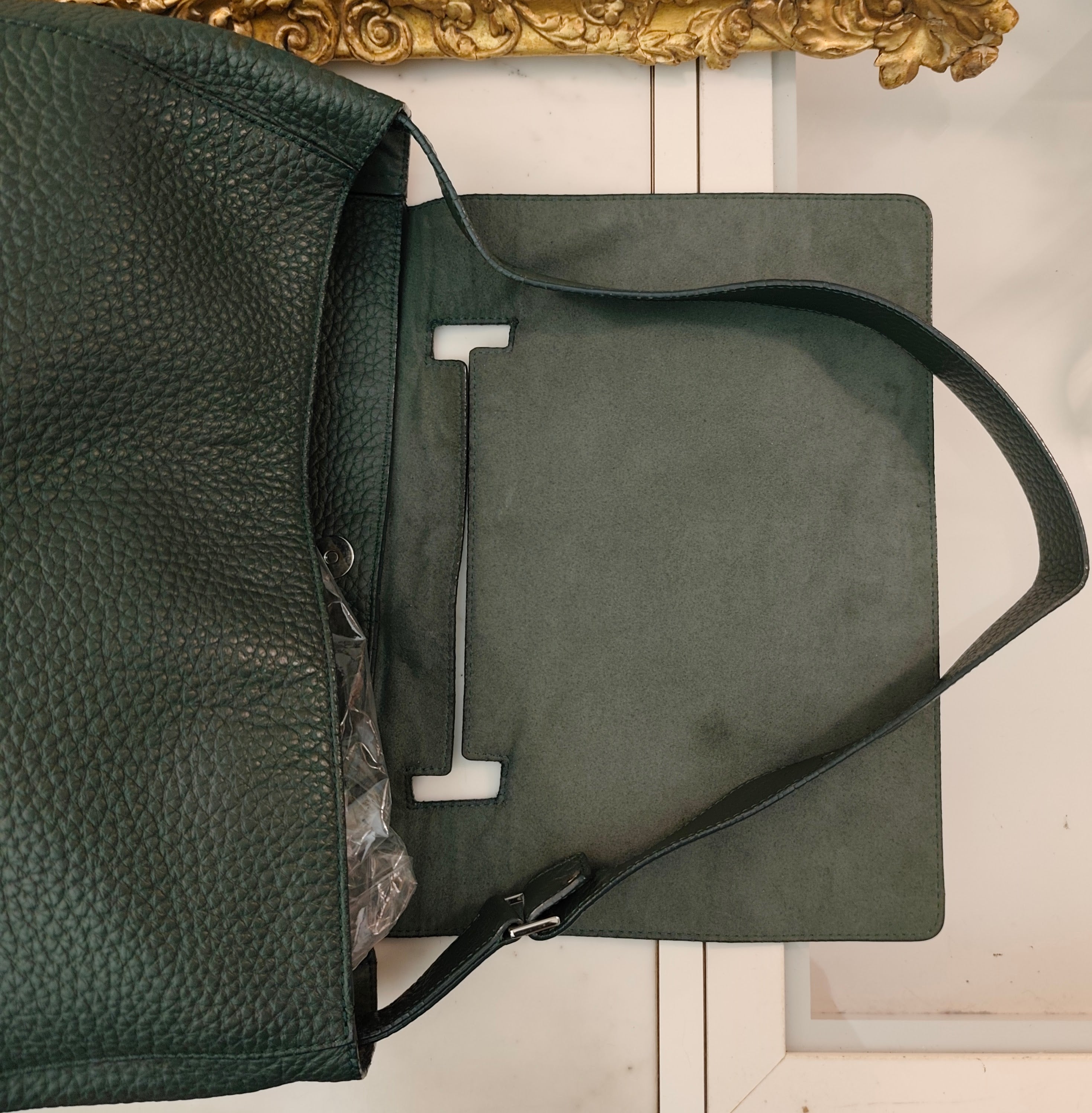 Orciani – Sveva Soft Grande in Pelle Verde Bosco