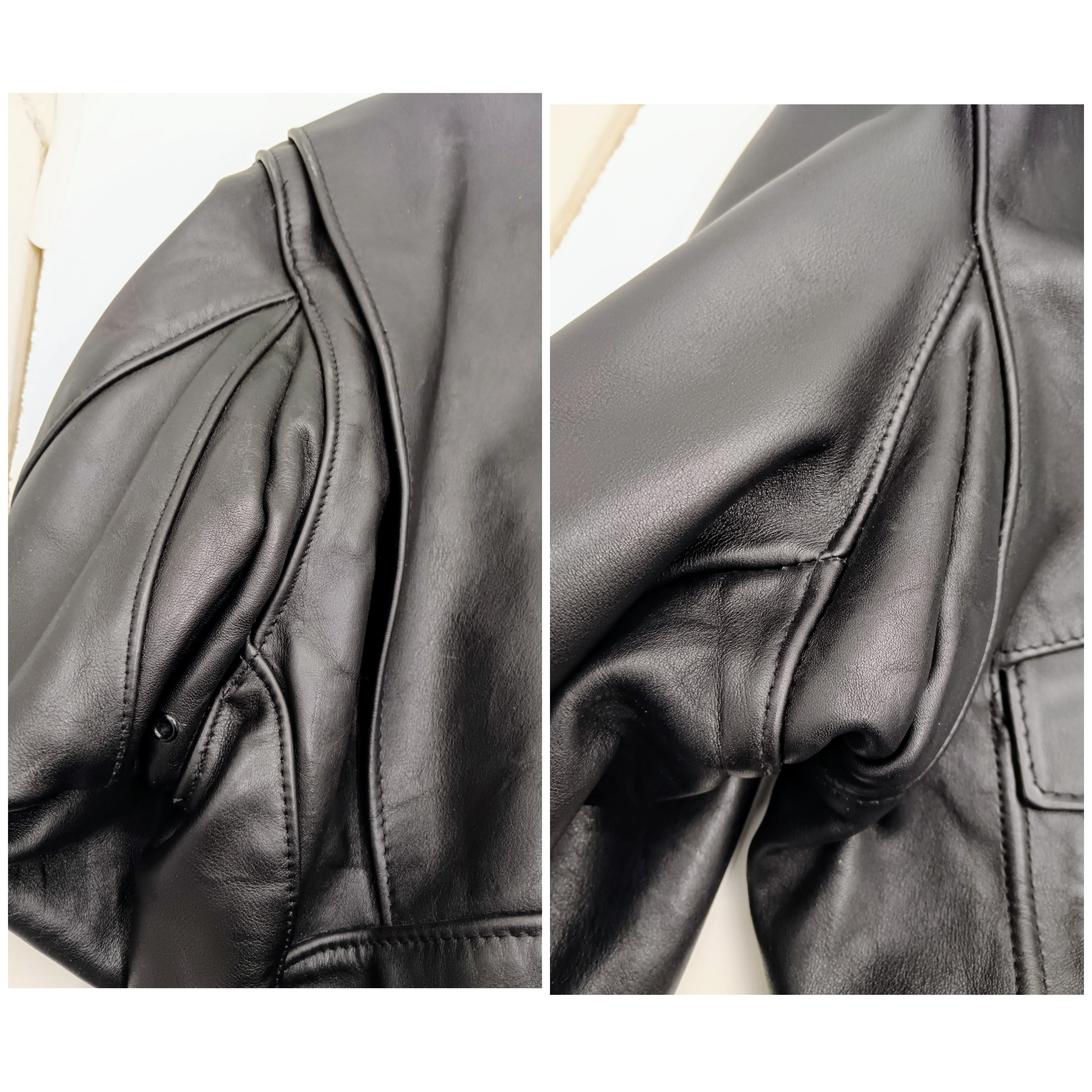 Schott N.Y.C. – Giubbotto Pelle Nero con Pelo Oversize Made in USA