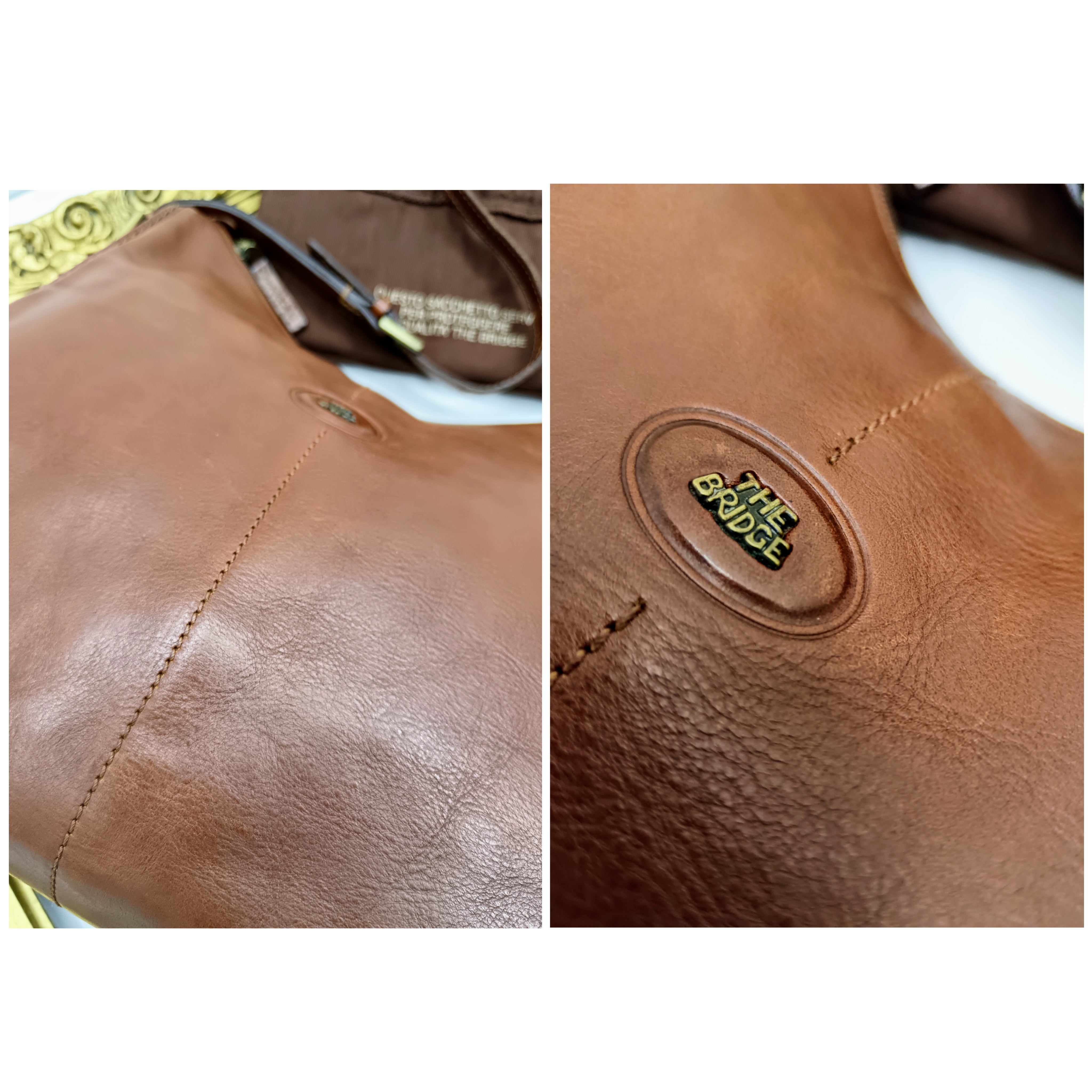 The Bridge – Tote Bag Hobo a Spalla Linea Story Pelle Marrone