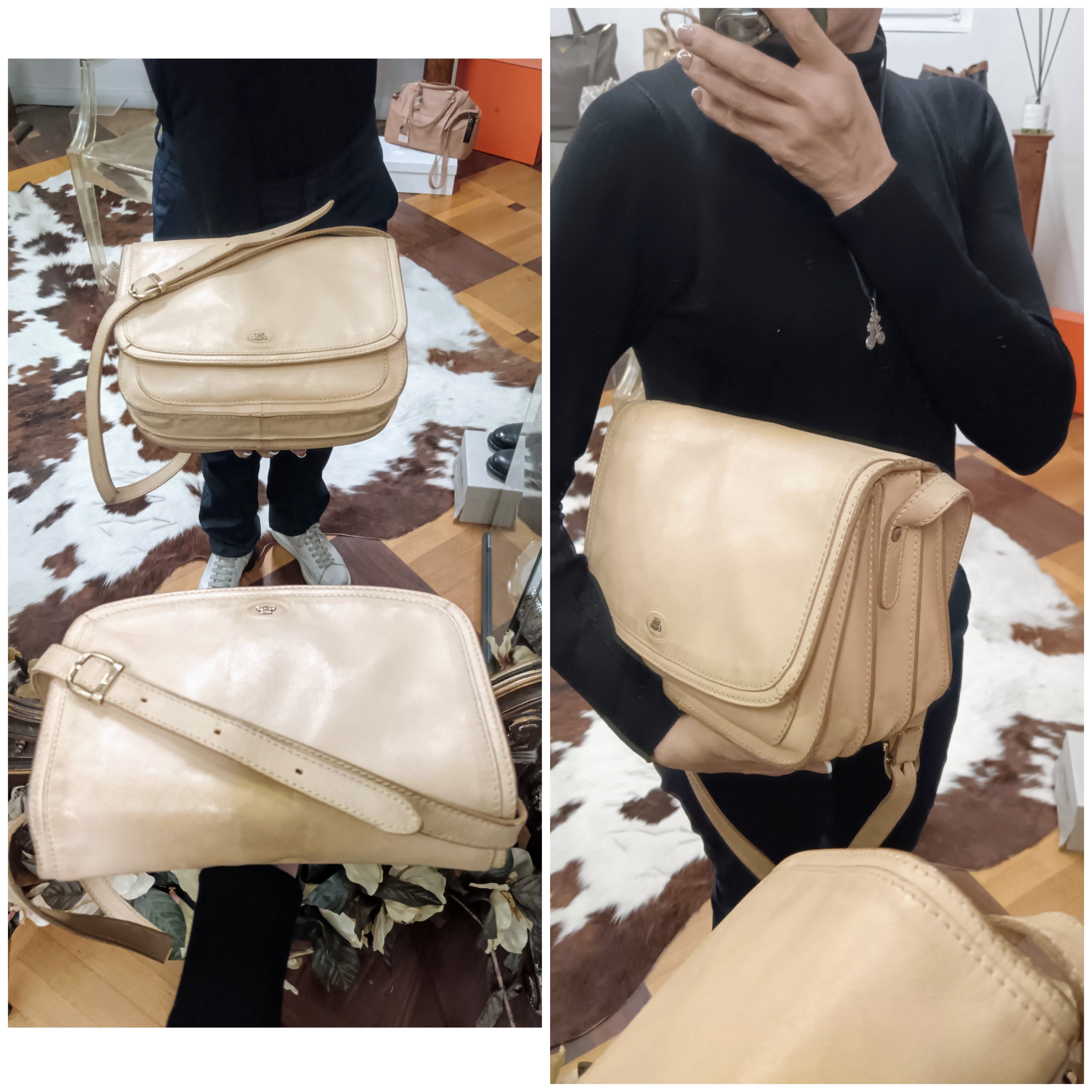 The Bridge – Postina Camera Bag Tracolla Pelle Linea Story Vintage