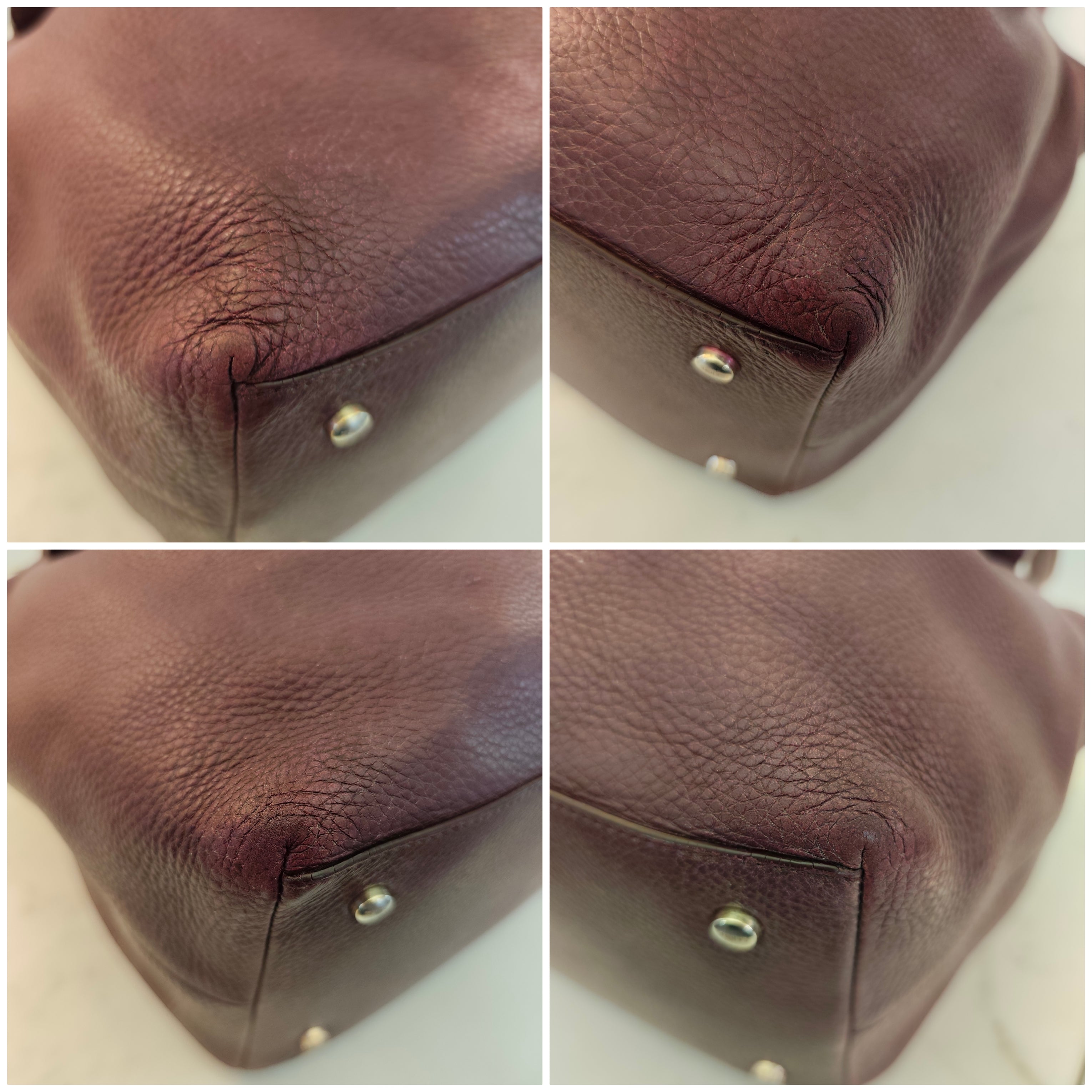 Tod's - Borsa a Spalla Tote Bag in Pelle Bordeaux