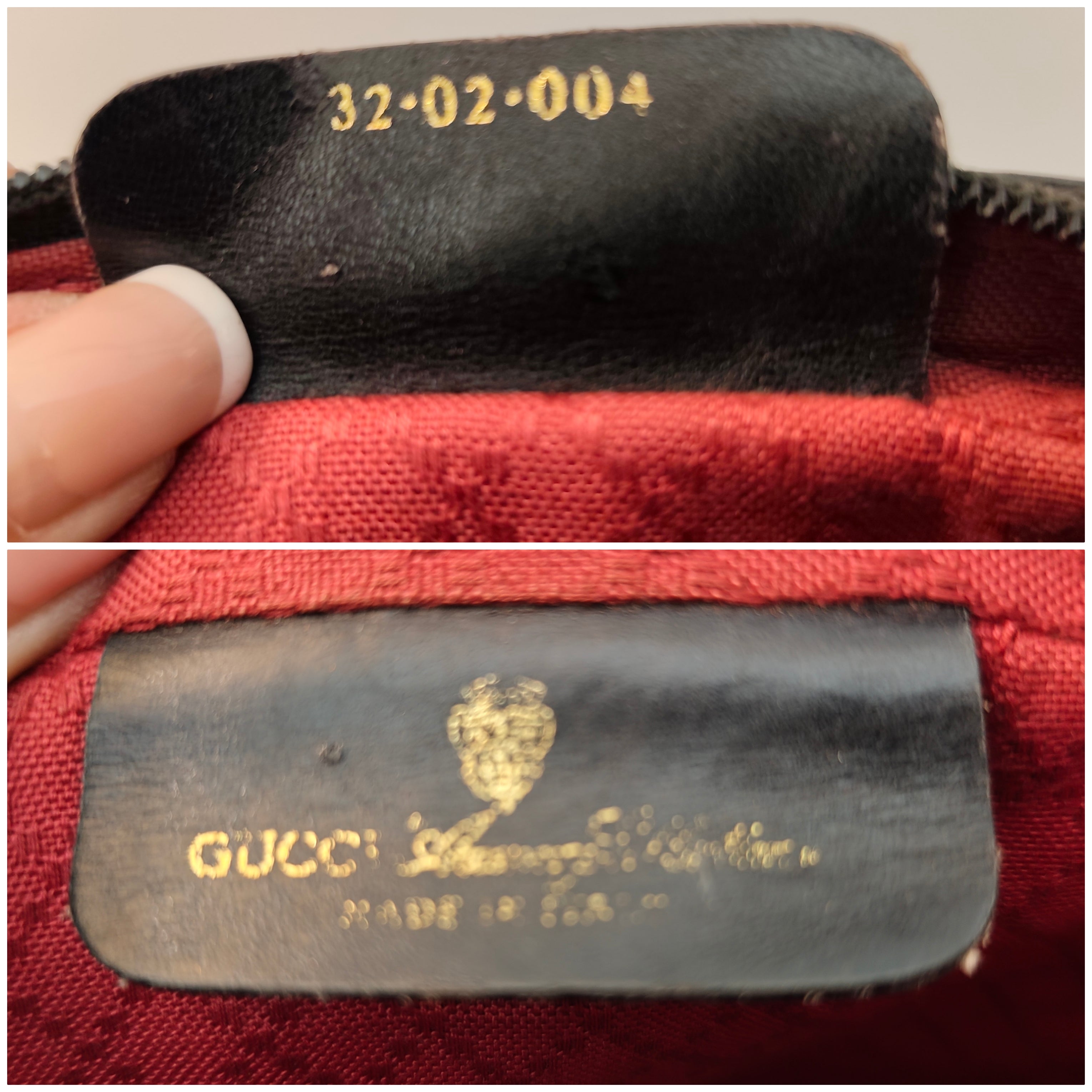 Gucci - Ophidia Camera Bag Postina in Tessuto “GG” e Pelle Nera