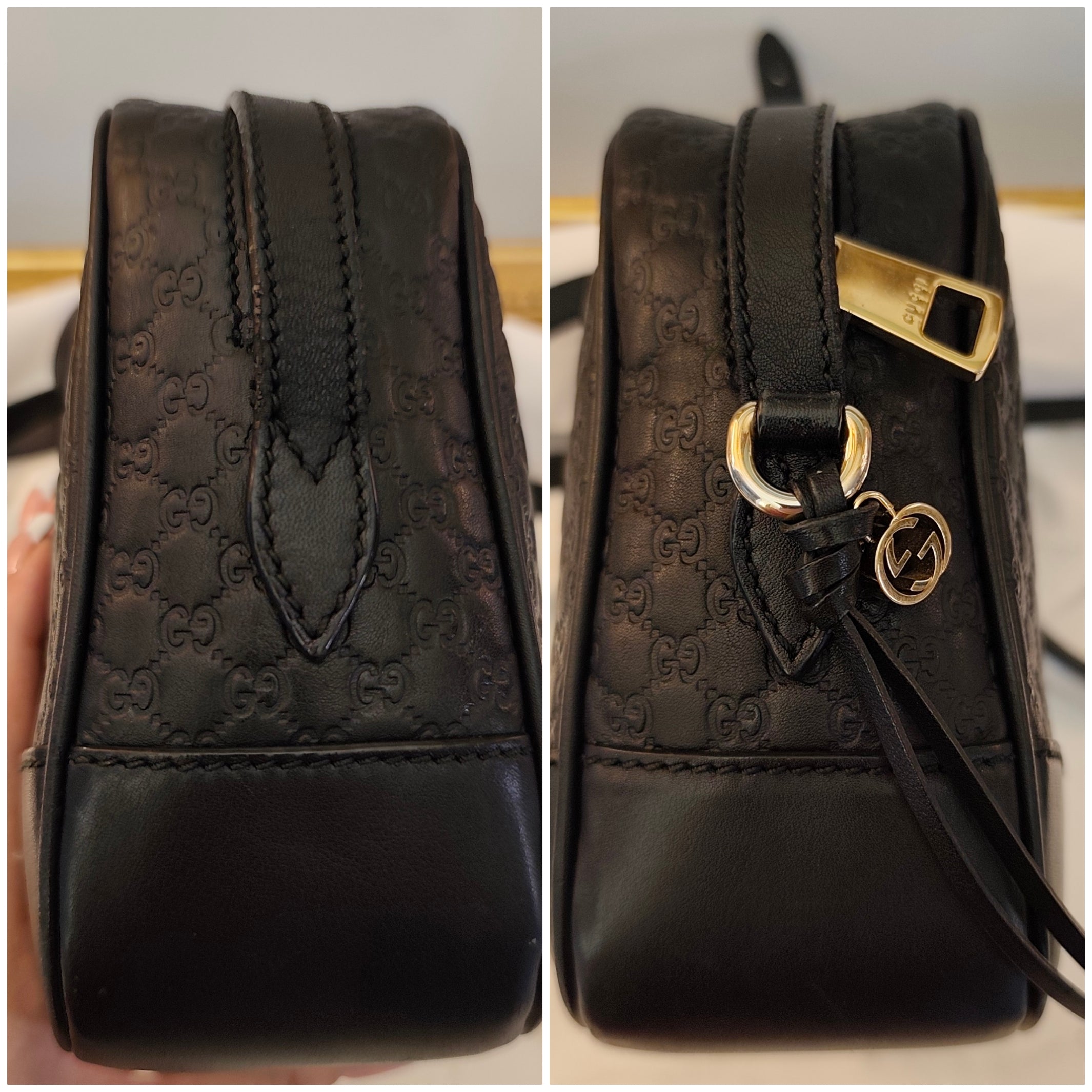 Gucci – Bree Camera Bag a tracolla Pelle Microguccissima