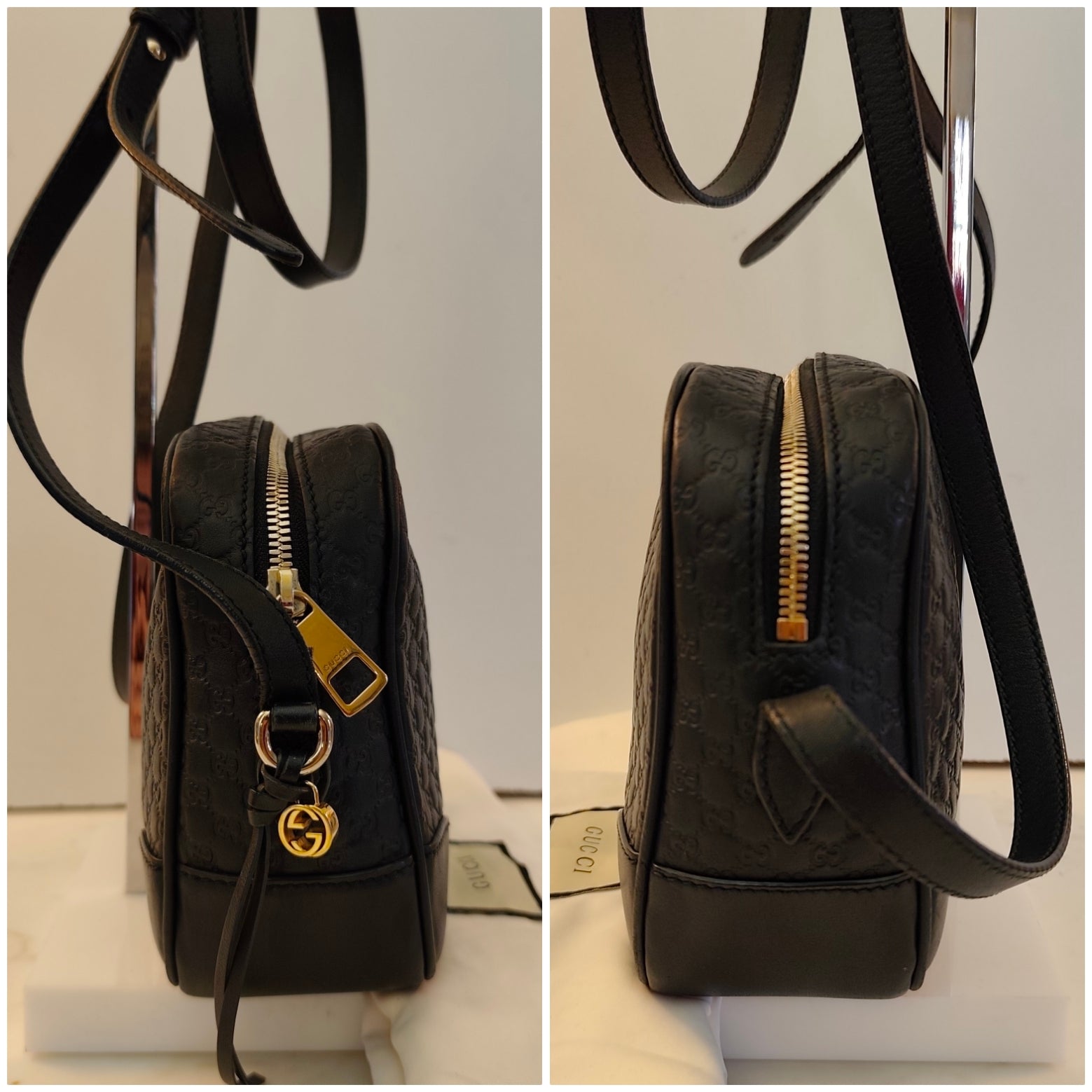 Gucci – Bree Camera Bag a tracolla Pelle Microguccissima