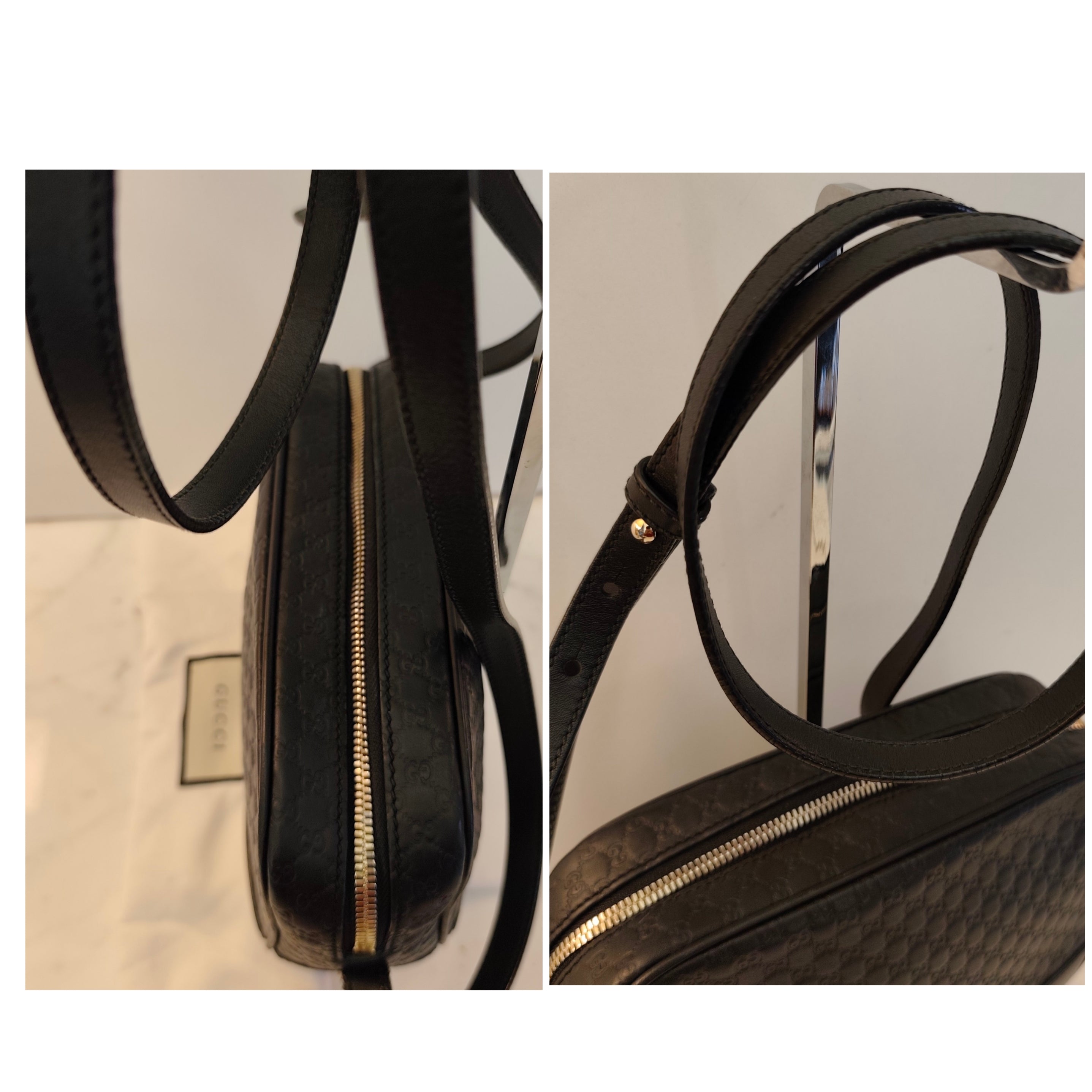 Gucci – Bree Camera Bag a tracolla Pelle Microguccissima
