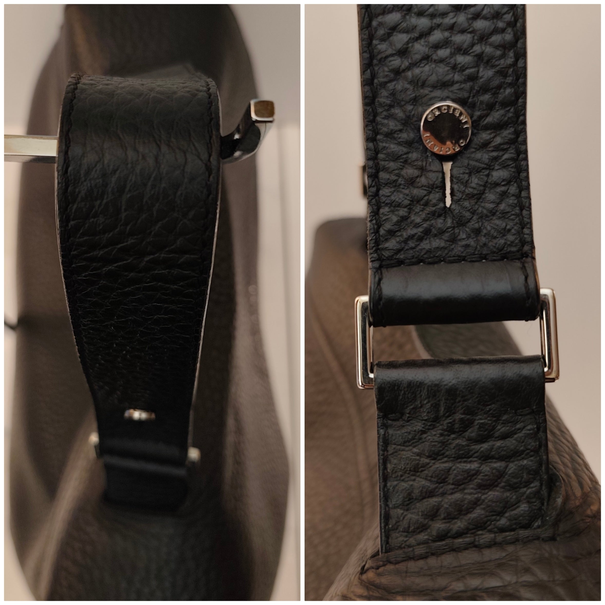 Orciani – Sveva Soft Grande Pelle Martellata Nera