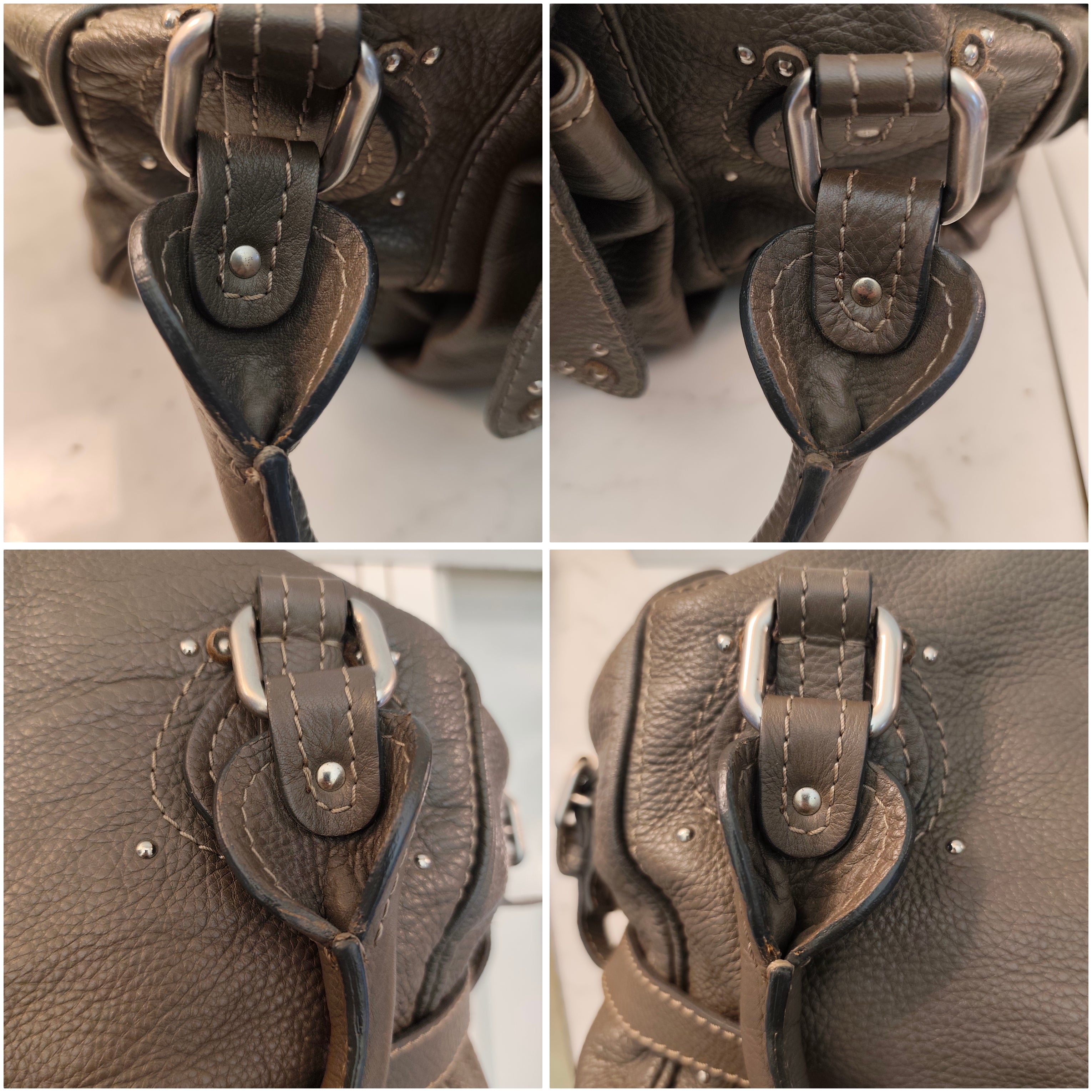 Chloé Paddington Borsa a Spalla Grande in Pelle