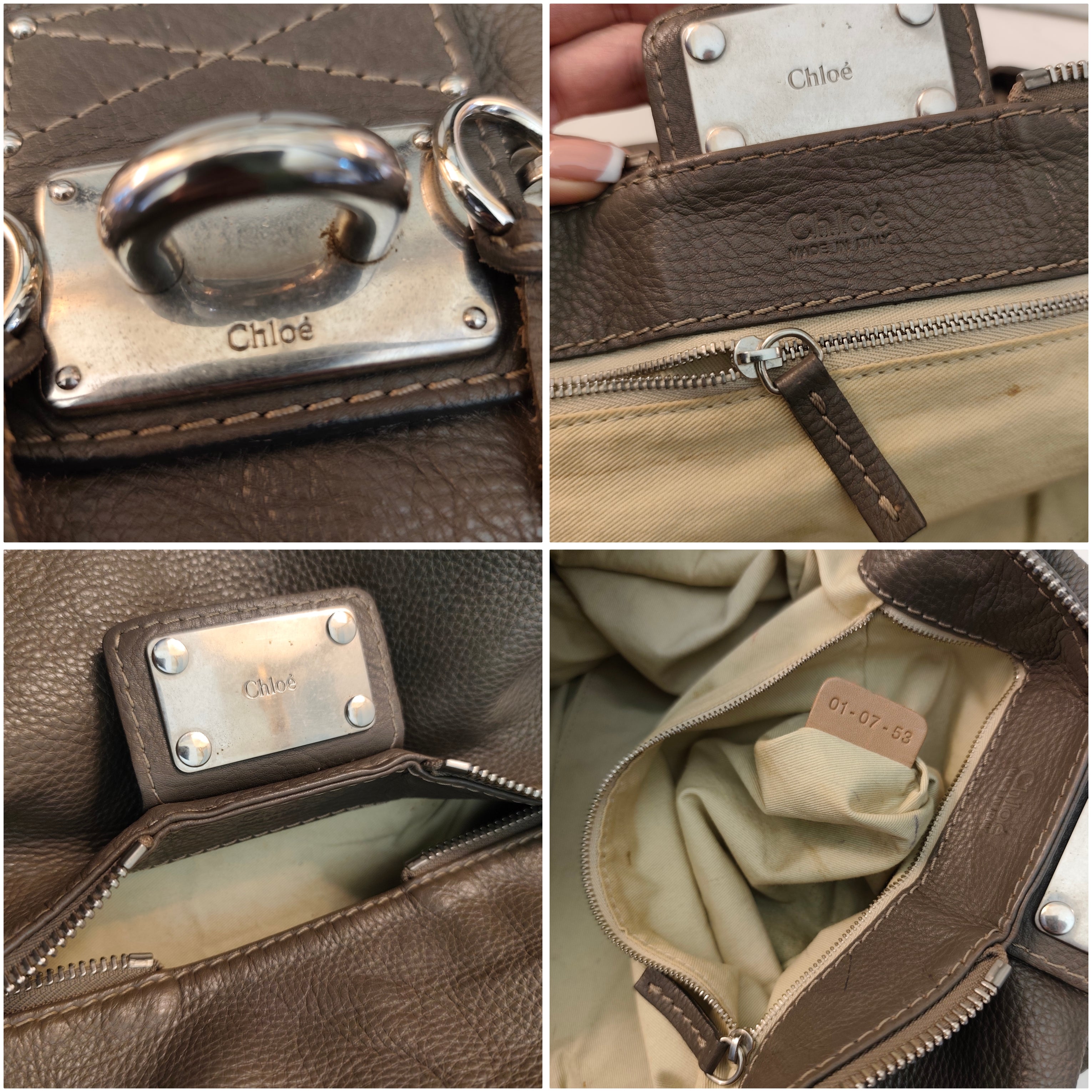 Chloé Paddington Borsa a Spalla Grande in Pelle