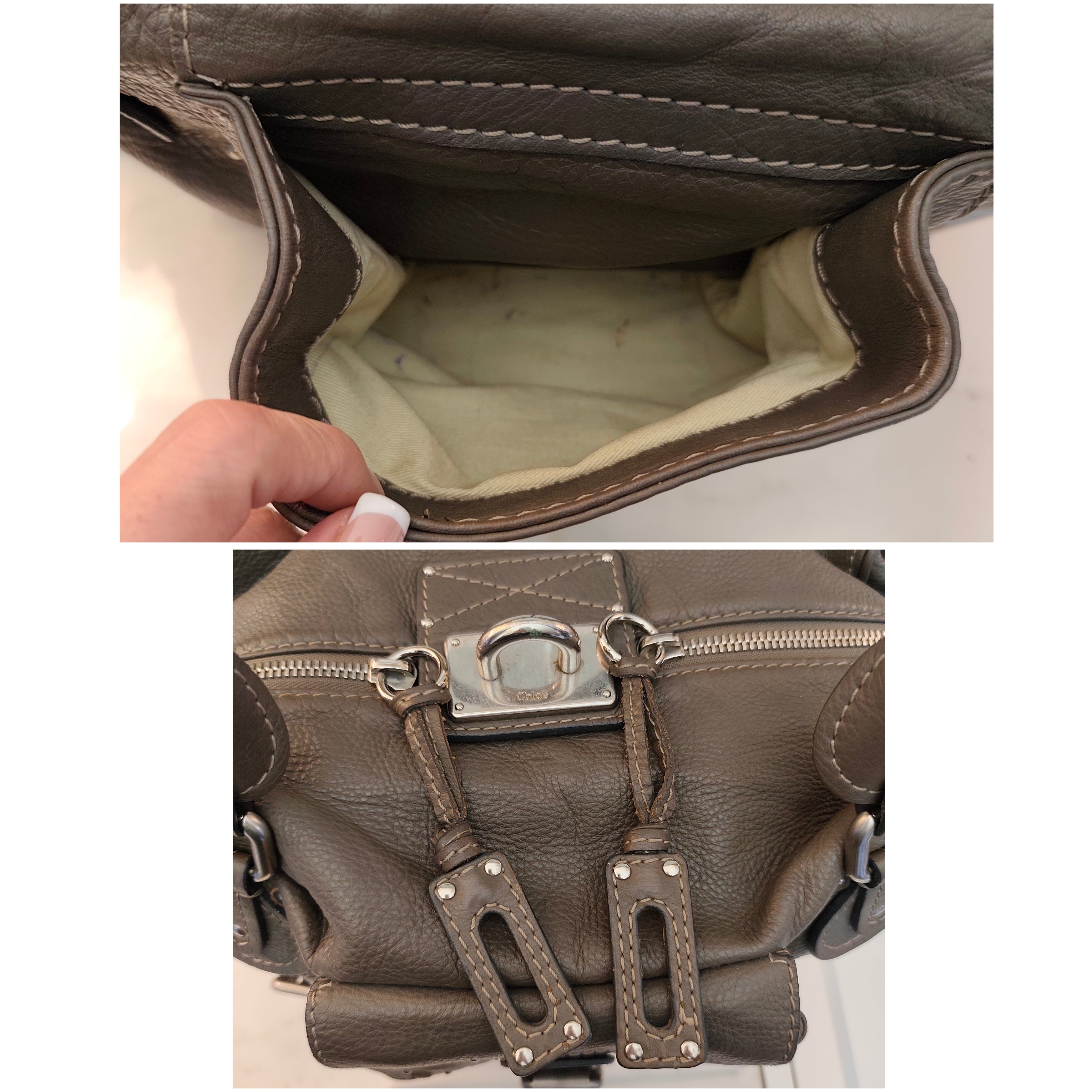 Chloé Paddington Borsa a Spalla Grande in Pelle