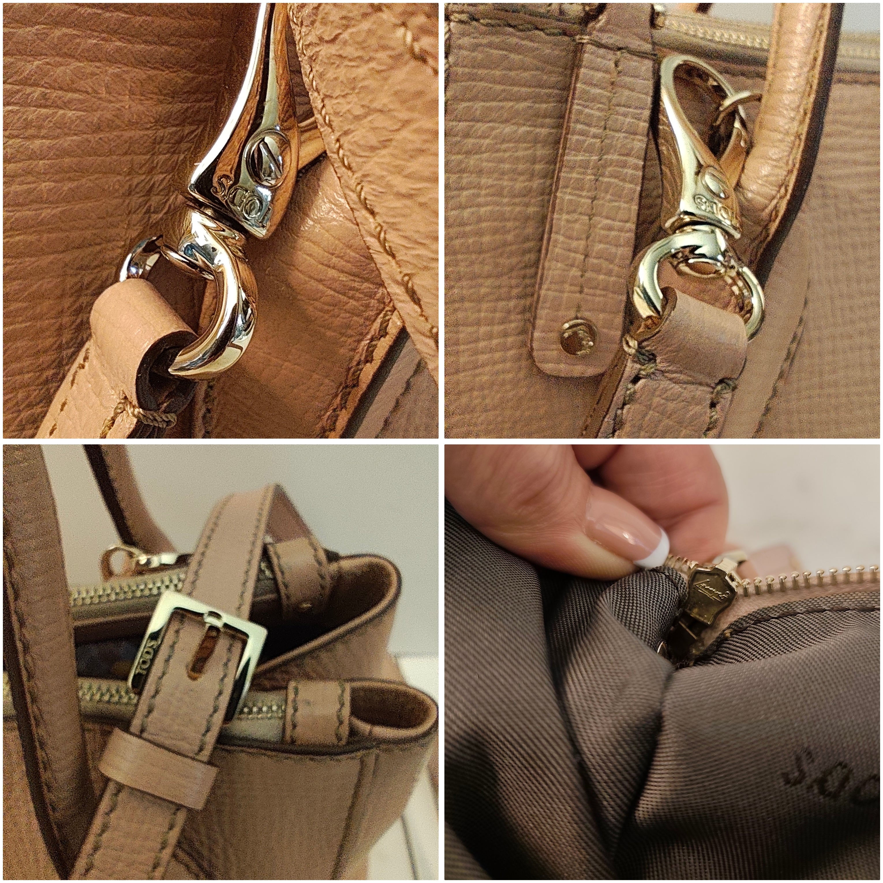 Tod's - “D-Styling Bag” – Borsa Tote a Spalla con Tracolla in Pelle