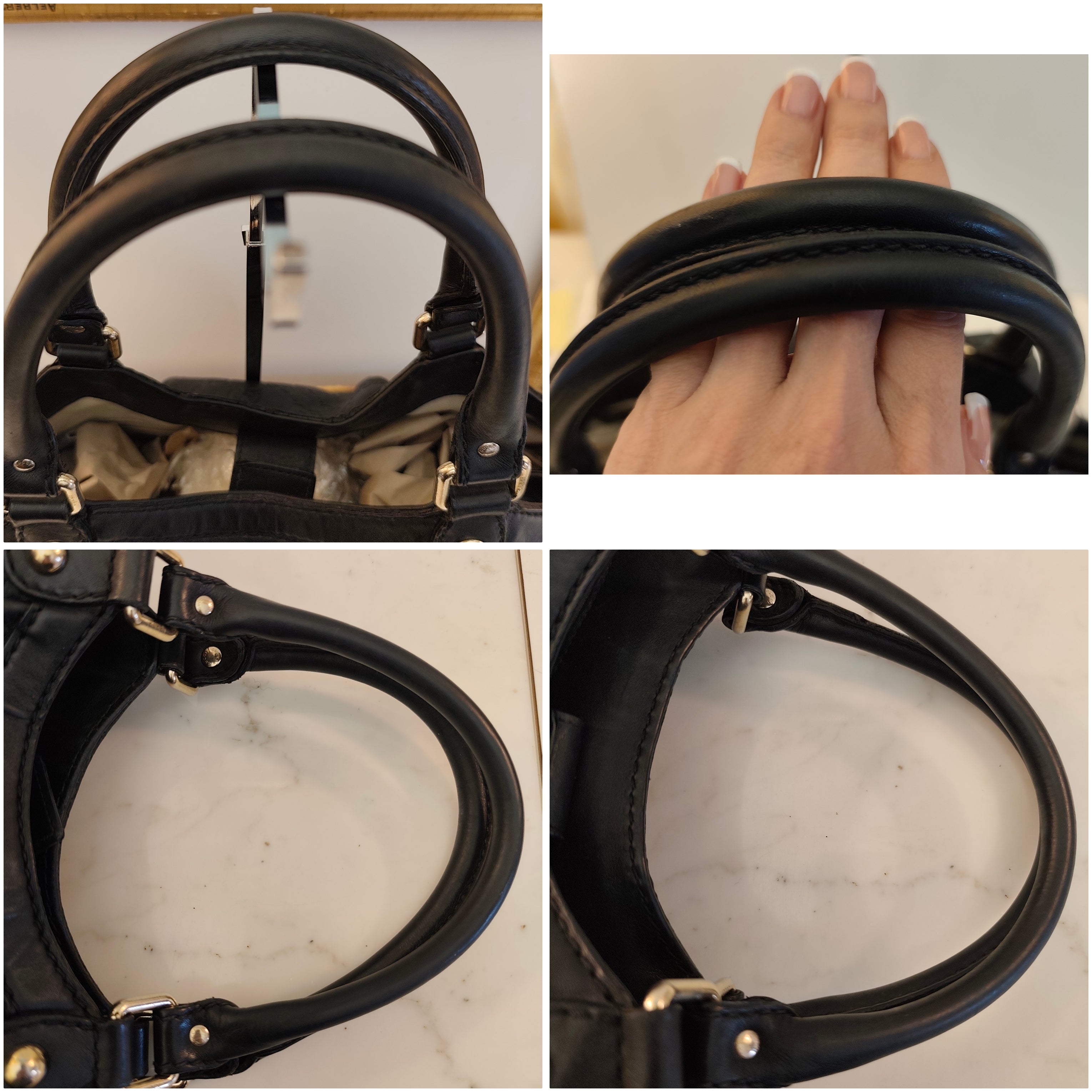 Gucci - Sukey Borsa a Spalla in Pelle "Guccissima" Nera