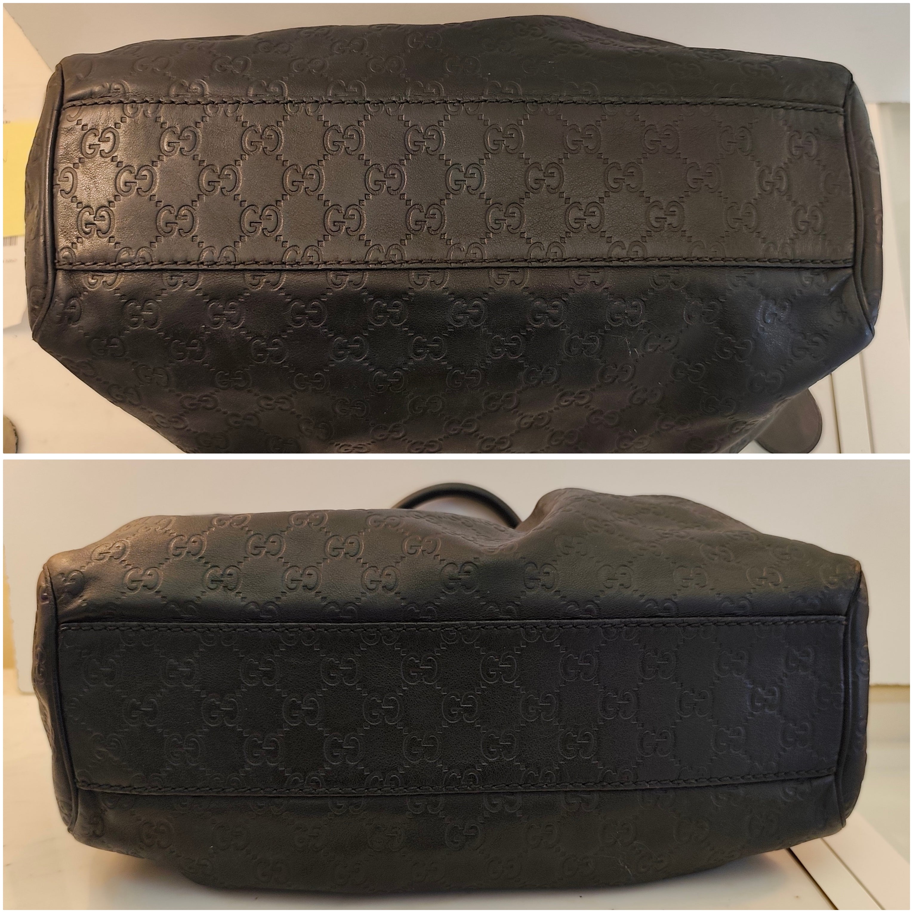 Gucci - Sukey Borsa a Spalla in Pelle "Guccissima" Nera