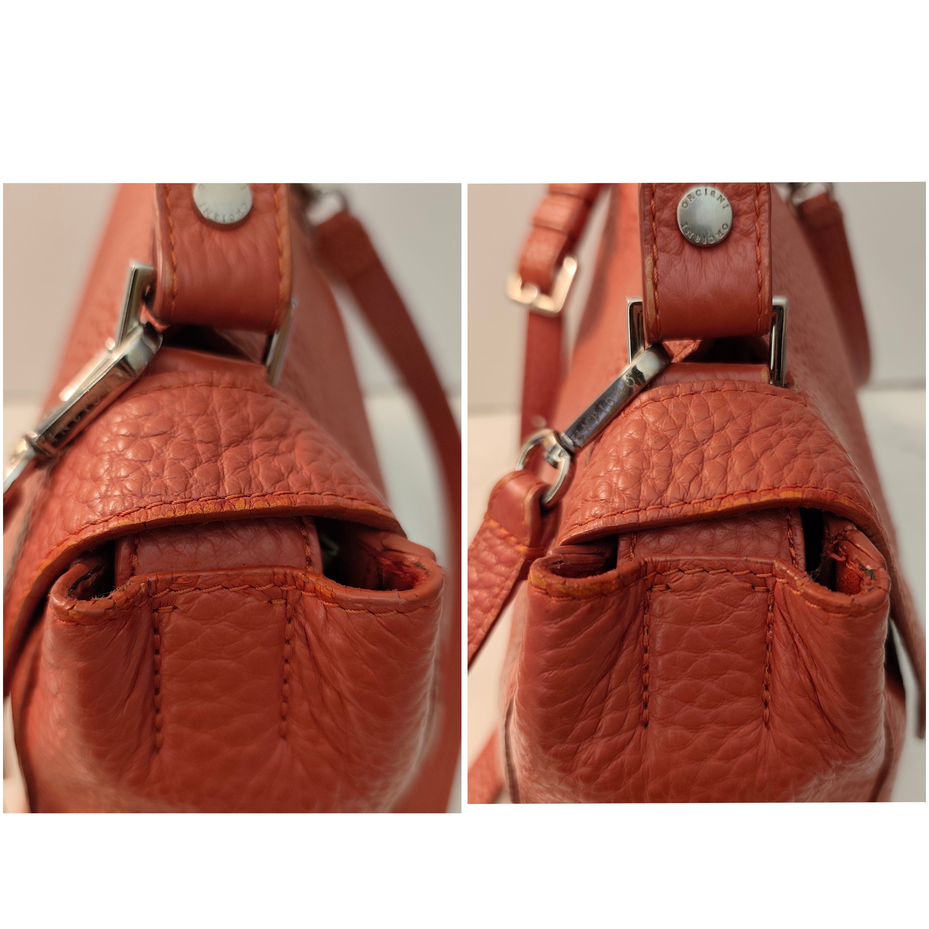 Orciani - Borsa Sveva Media in Pelle Terracotta