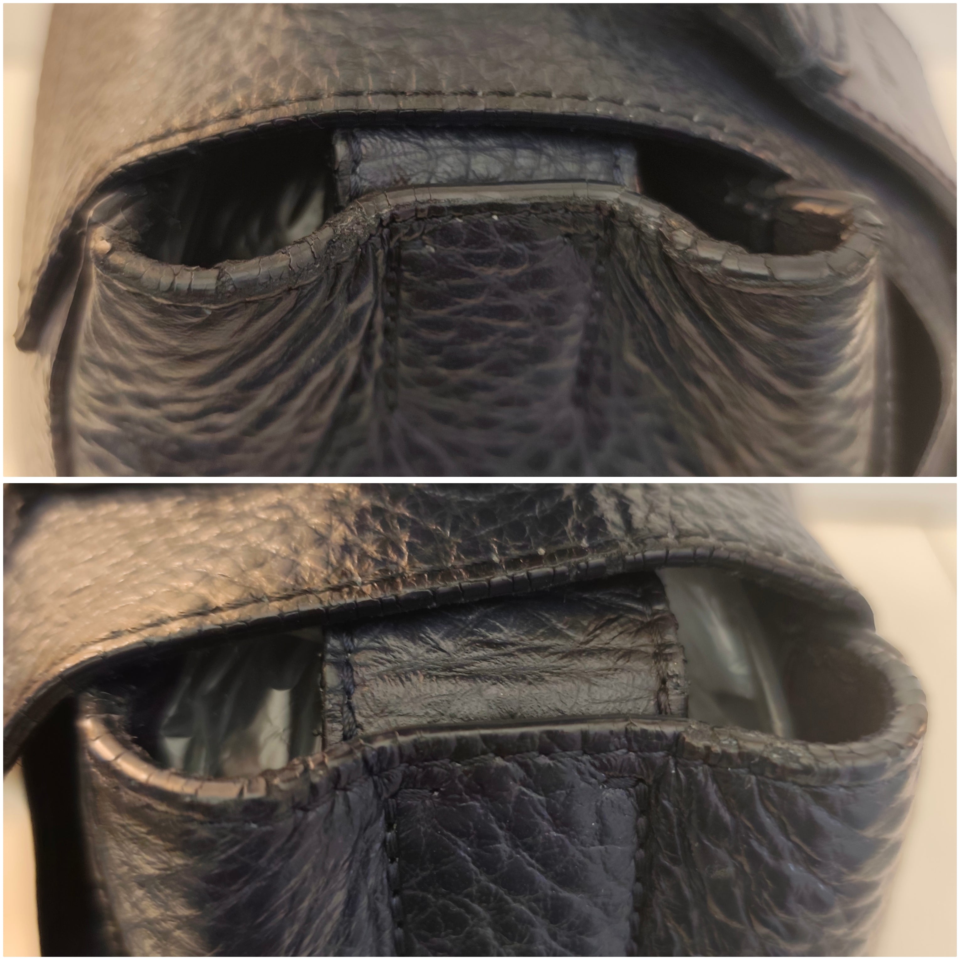 Orciani - Sveva Soft Media in Pelle Blu Navy con Tracolla