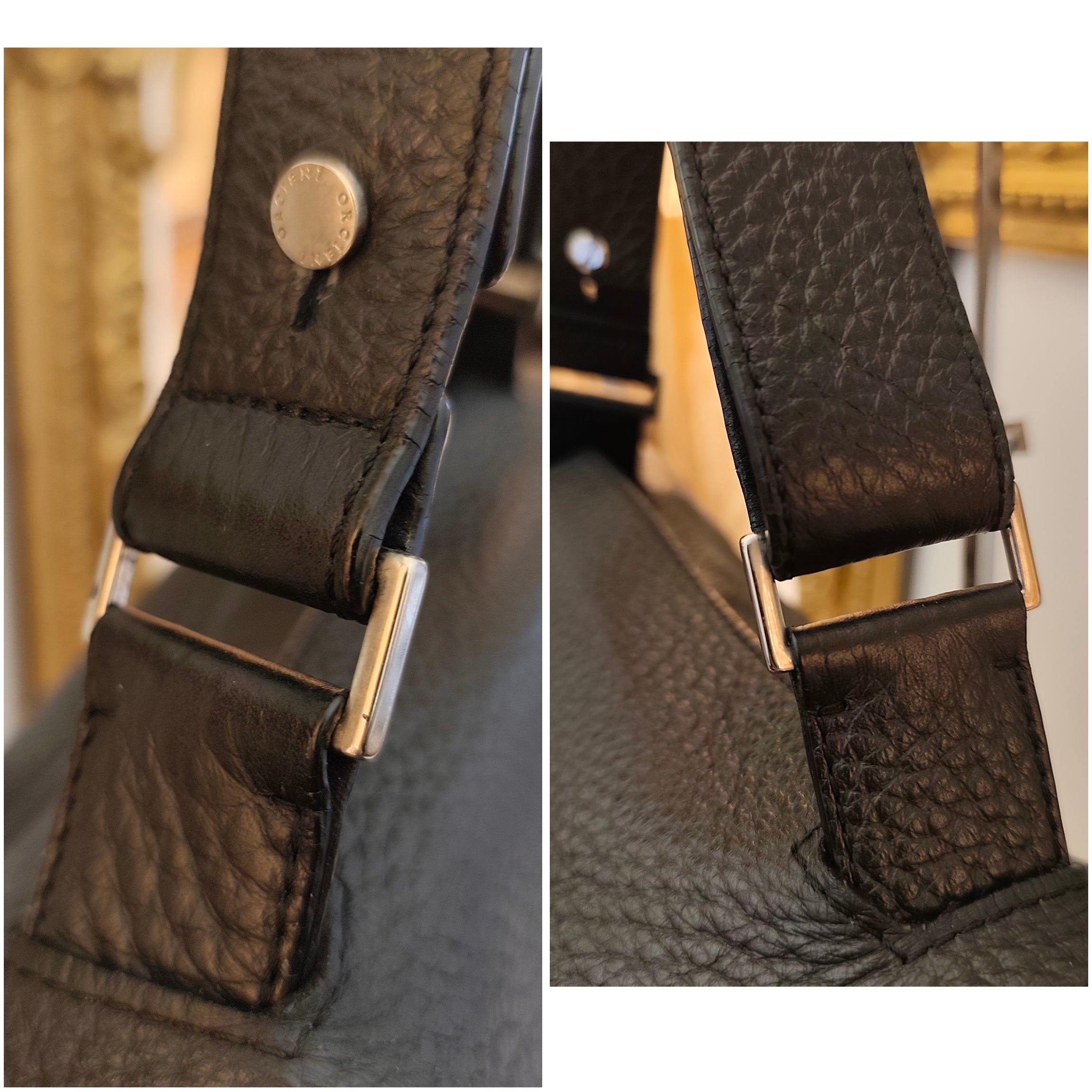 Orciani - Borsa Sveva Soft Grande in Pelle Nera