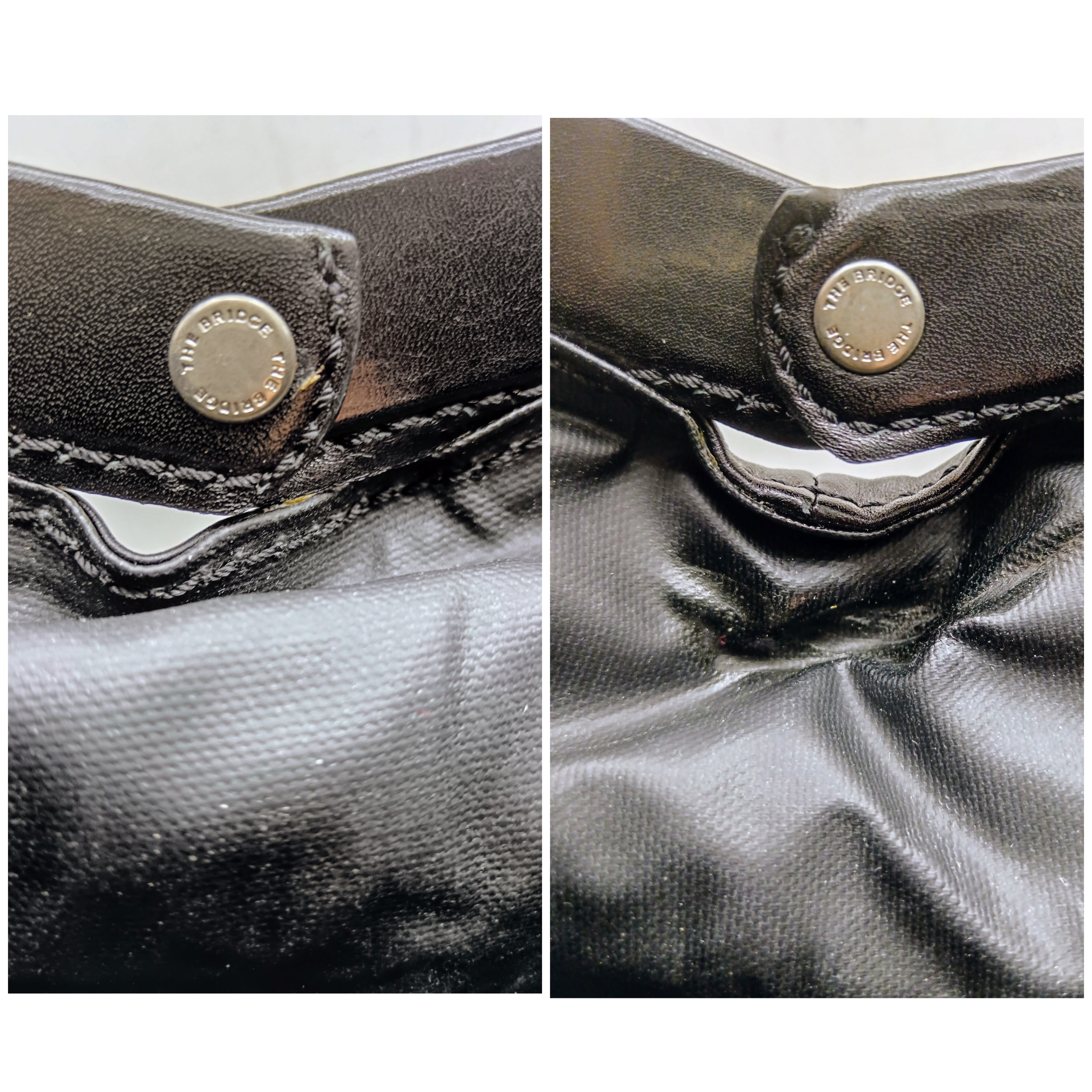 The Bridge – Borsa Dottore in Pelle Nera Linea Story Full Set NUOVA