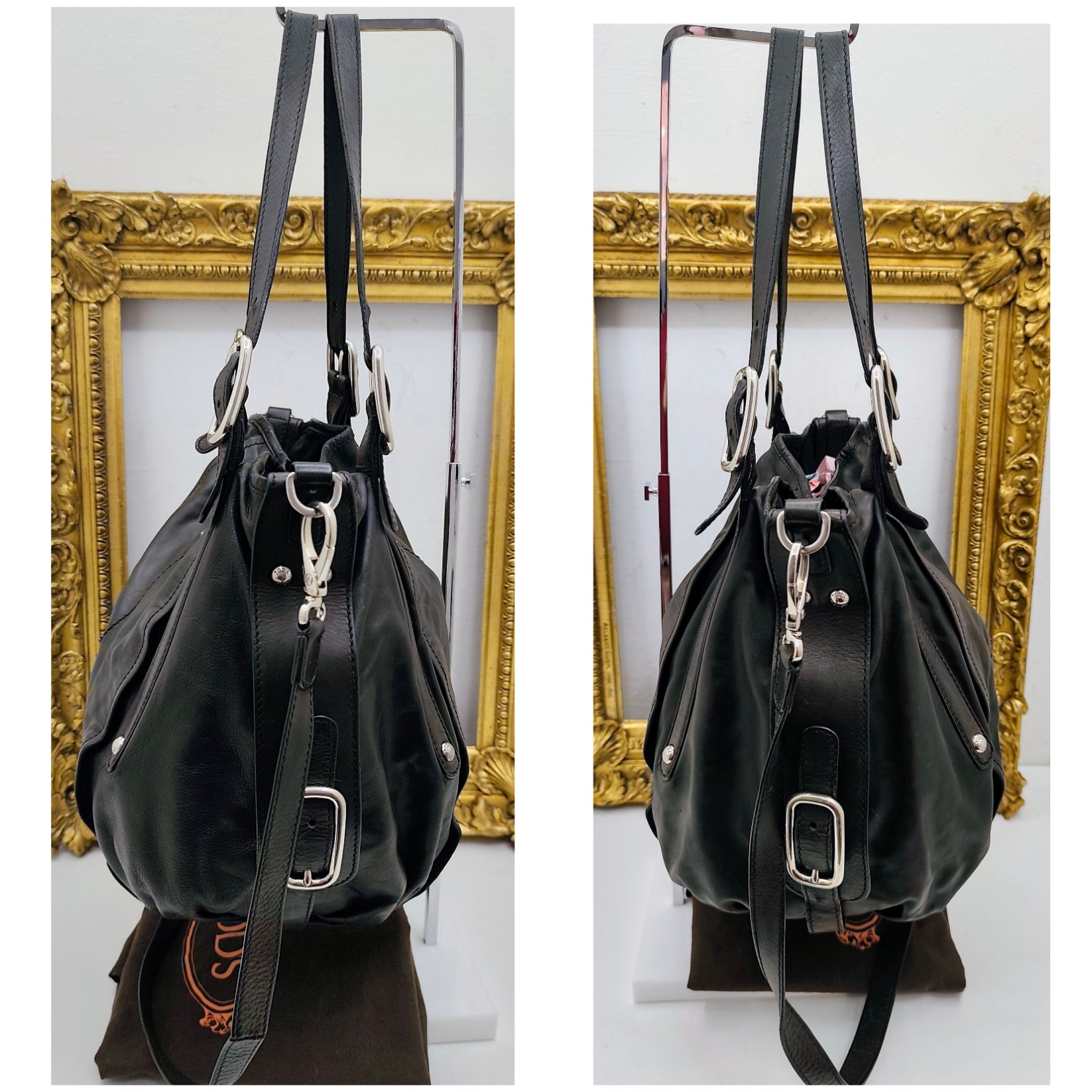 Tod’s – “D-Bag” Secchiello Pelle Nera con Tracolla