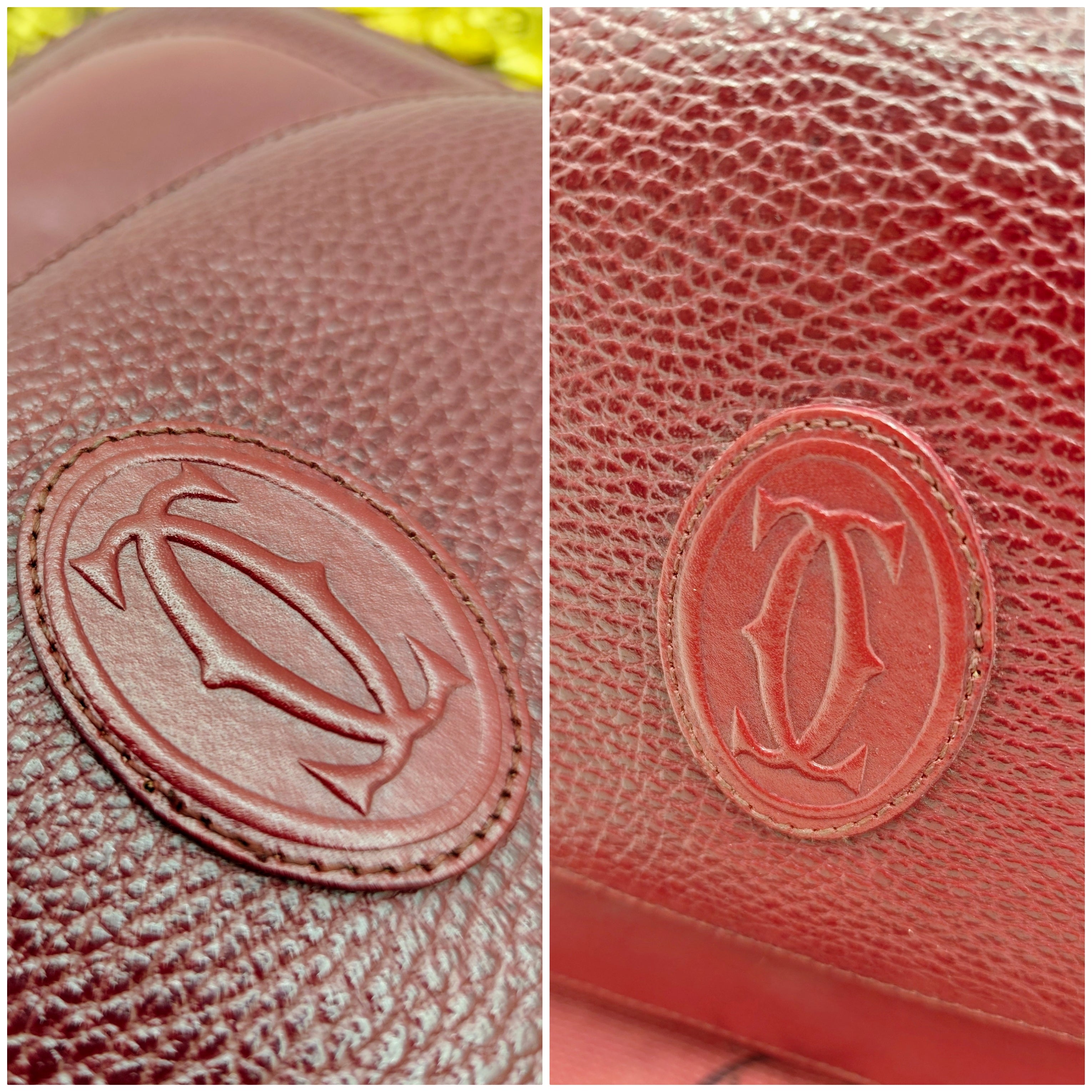 Cartier – Camera Bag 3 Soffietti Postina Tracolla Pelle Vintage