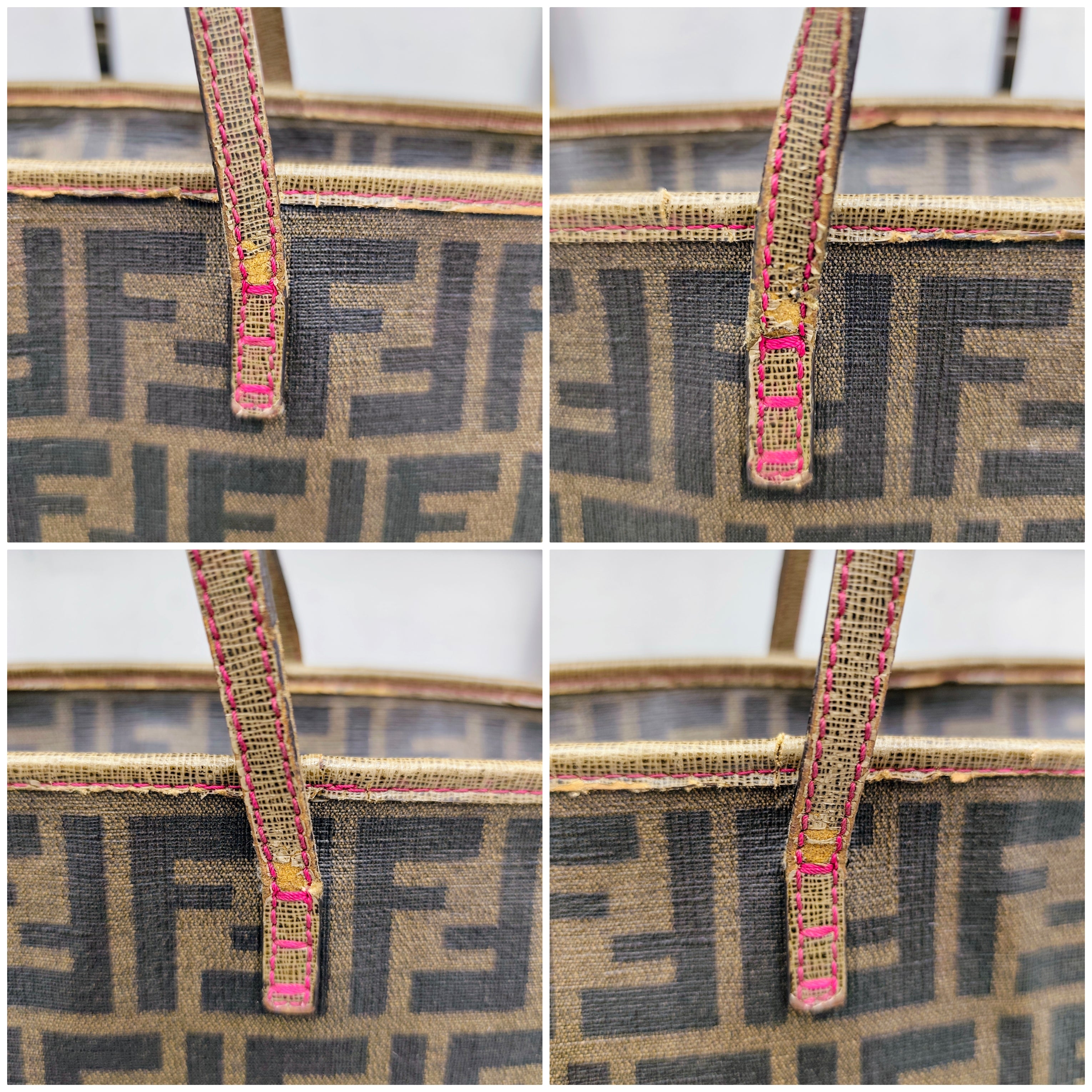 Fendi – Shopper Roll Bag Tote “Zucca”