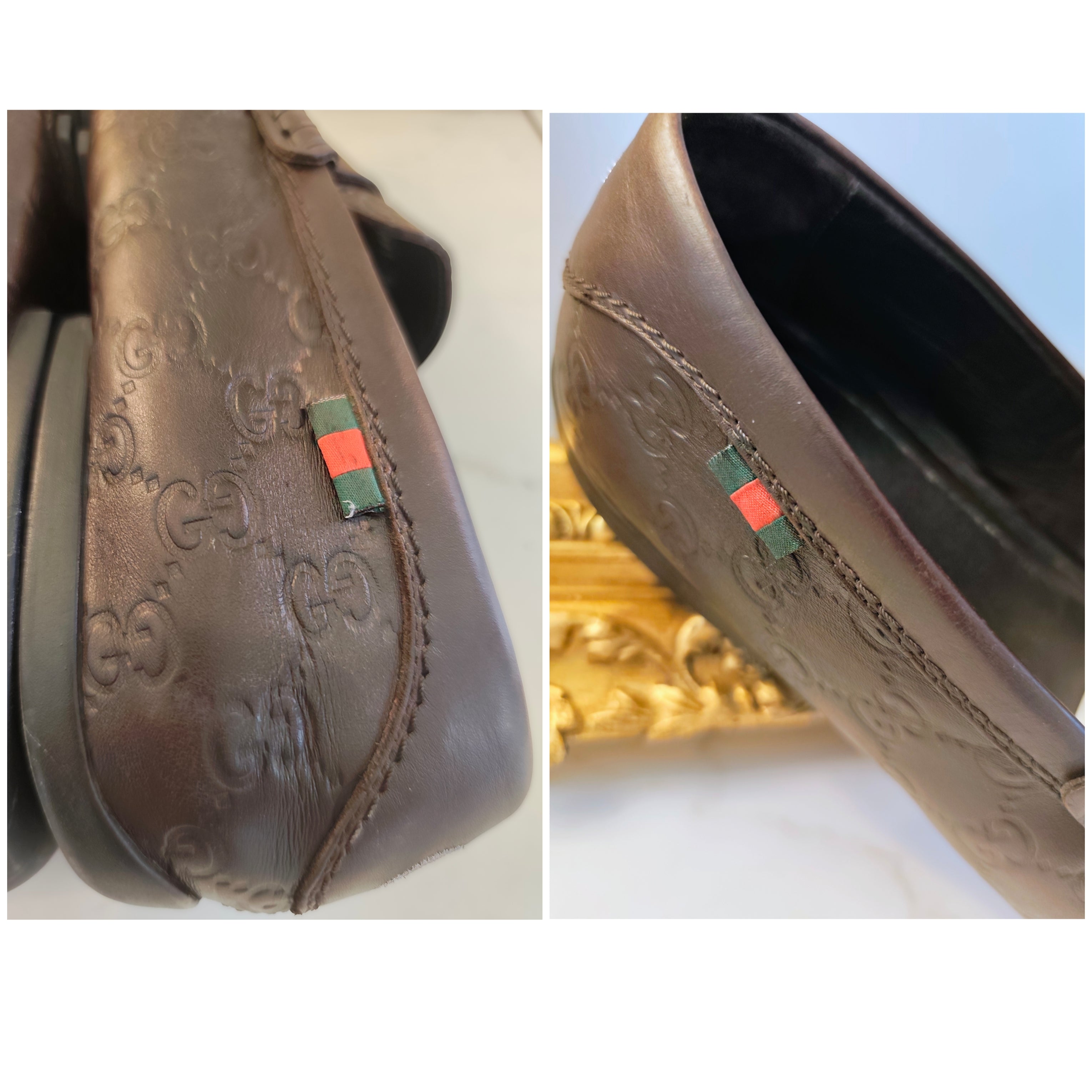 Gucci – Mocassini Uomo in Pelle Guccissima Marrone
