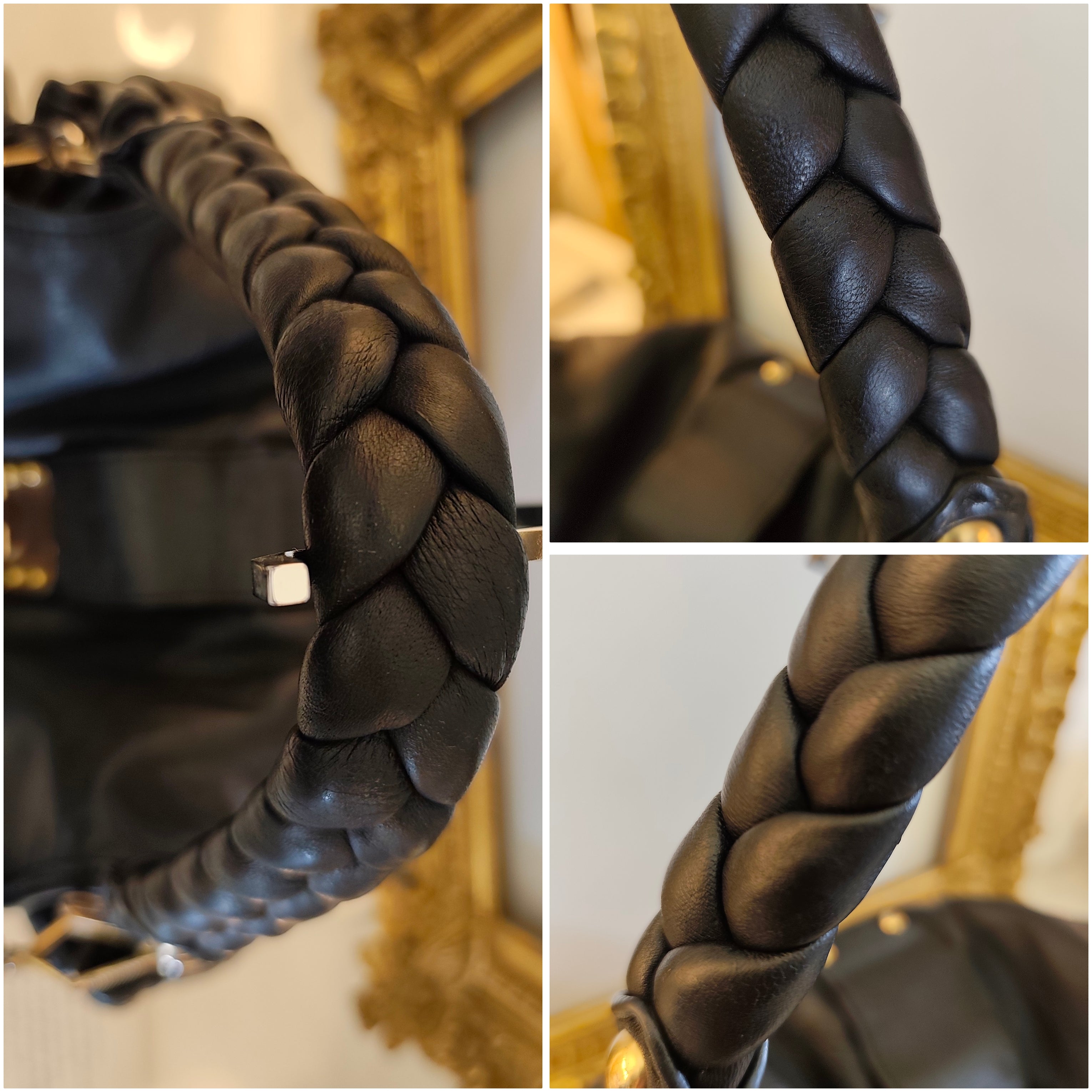 Miu Miu - Coffer Bag - Borsa spalla pelle nera matelassè