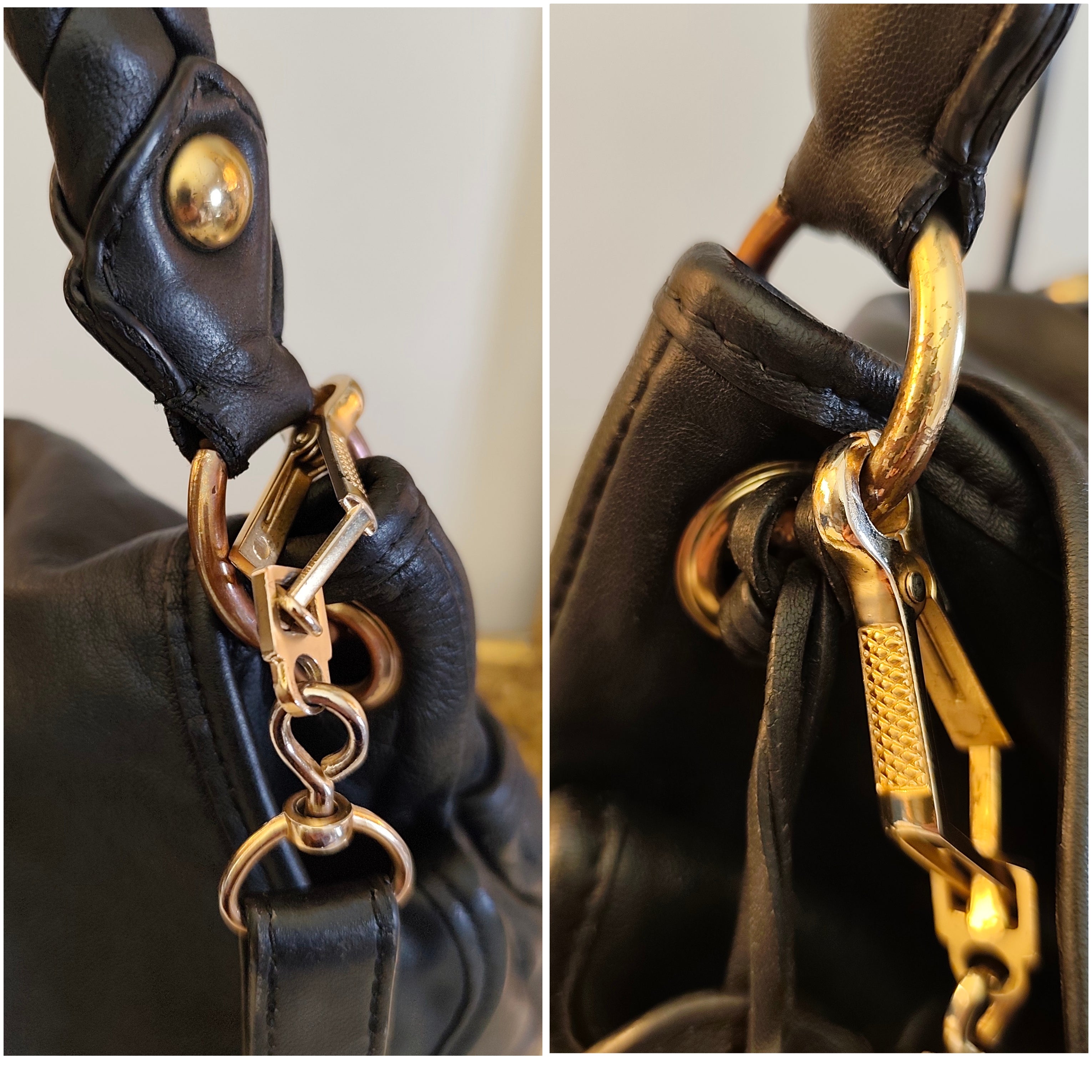 Miu Miu - Coffer Bag - Borsa spalla pelle nera matelassè