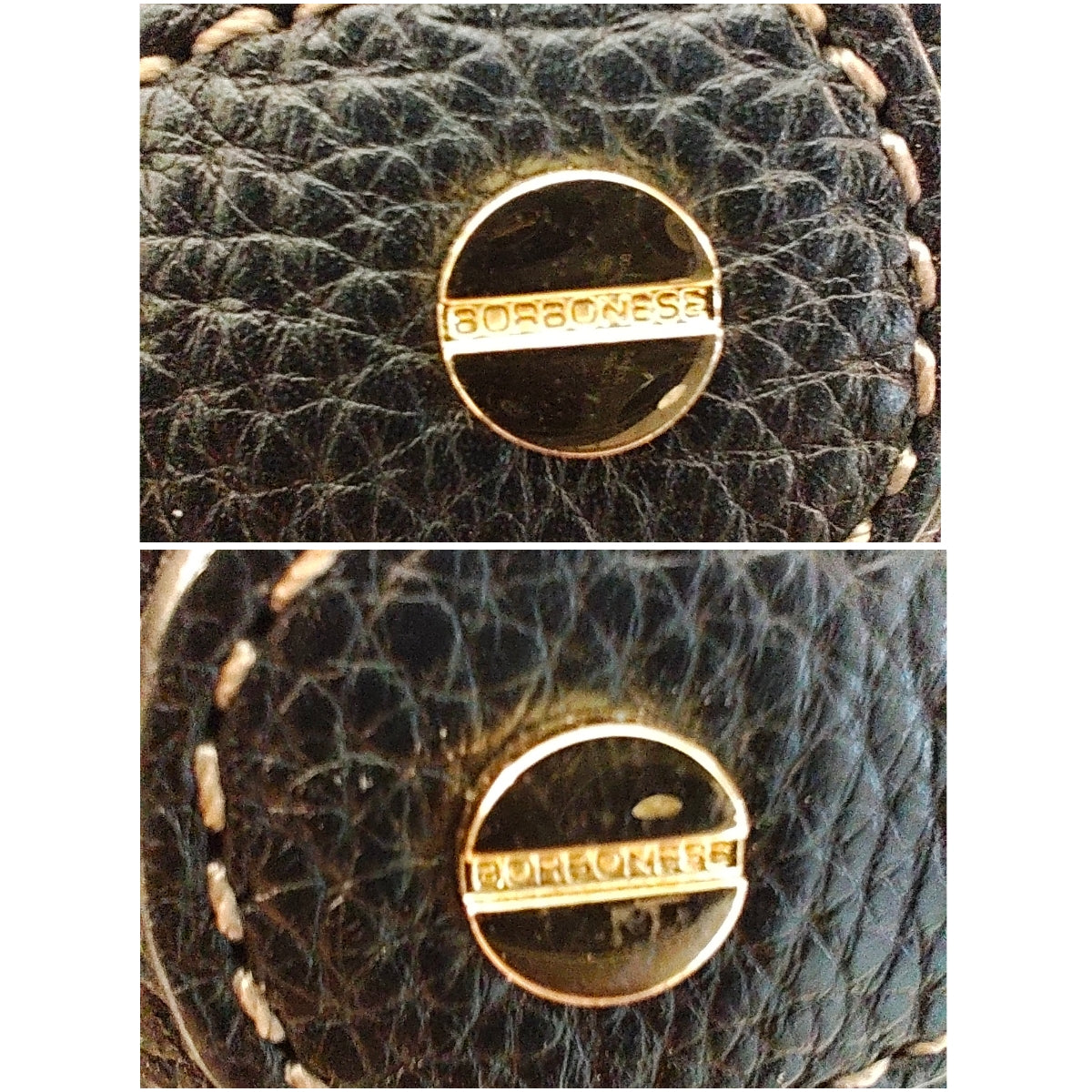 Borbonese – Borsa Hobo a Spalla in Pelle Nera