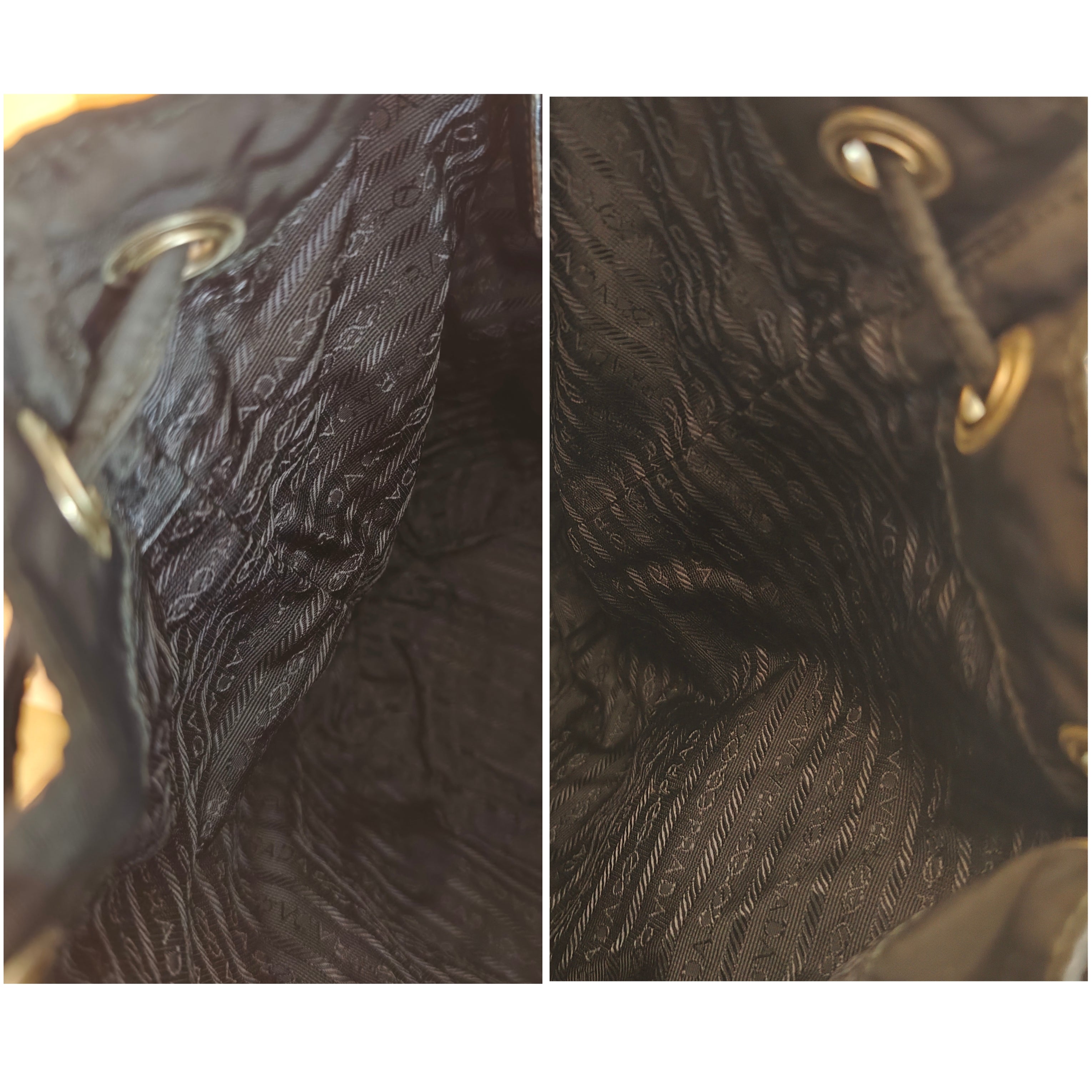 Prada – Zaino Classico Iconico in Nylon Nero Misura Grande Vintage