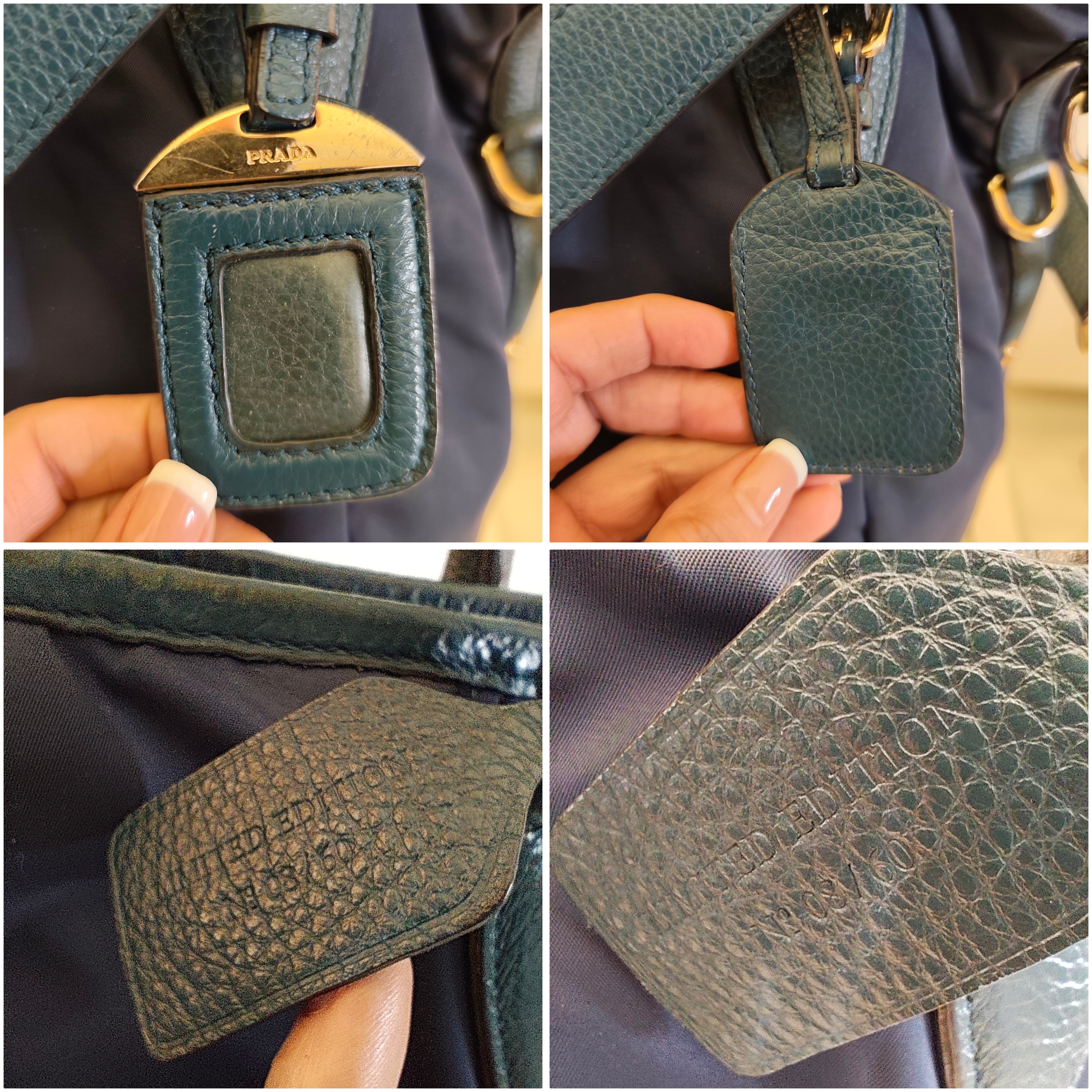 Prada – Borsa Tote Shopper a Sacco Nylon e Pelle Ottanio