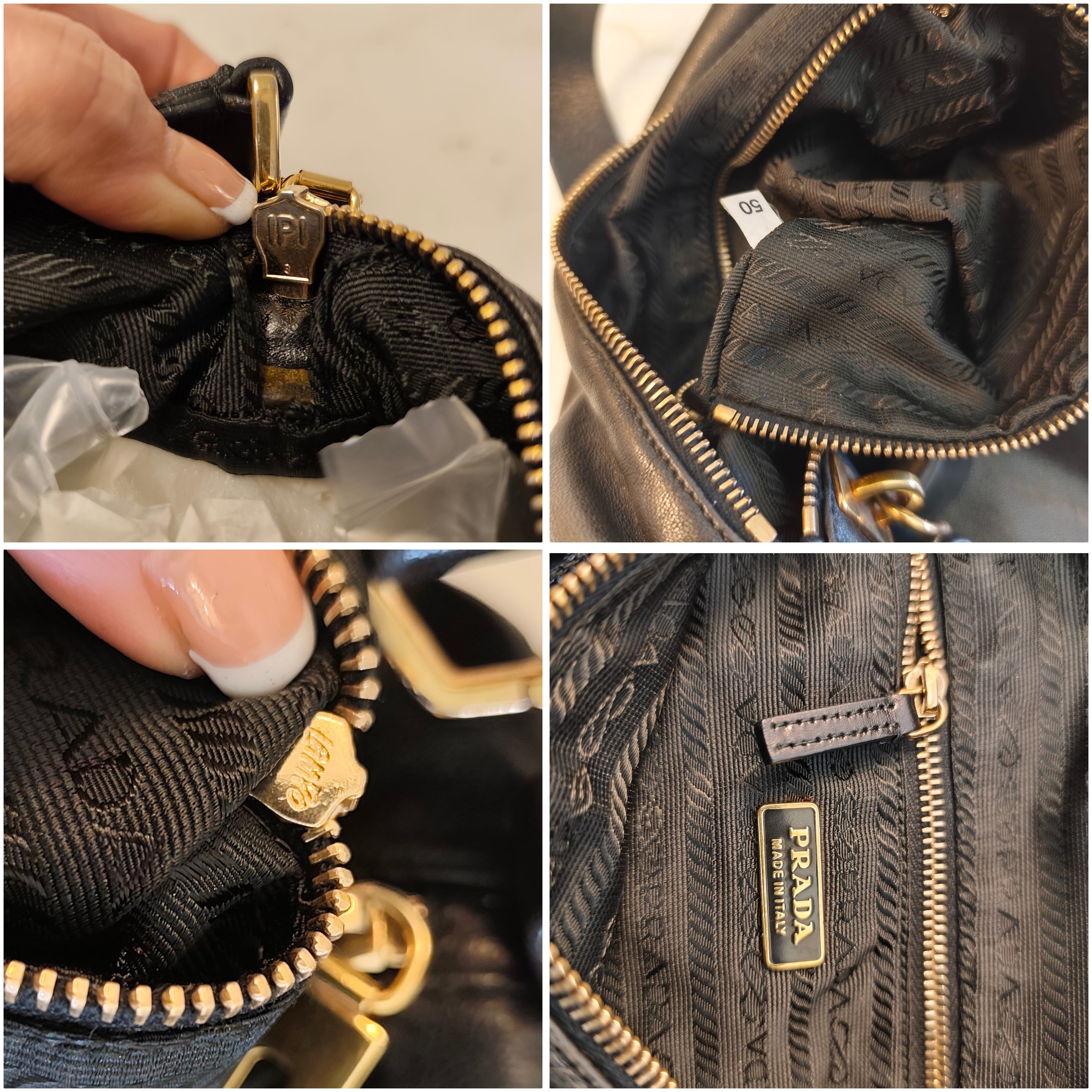 Prada – Bauletto Re-Edition 2024 in Pelle di Vitello Nera