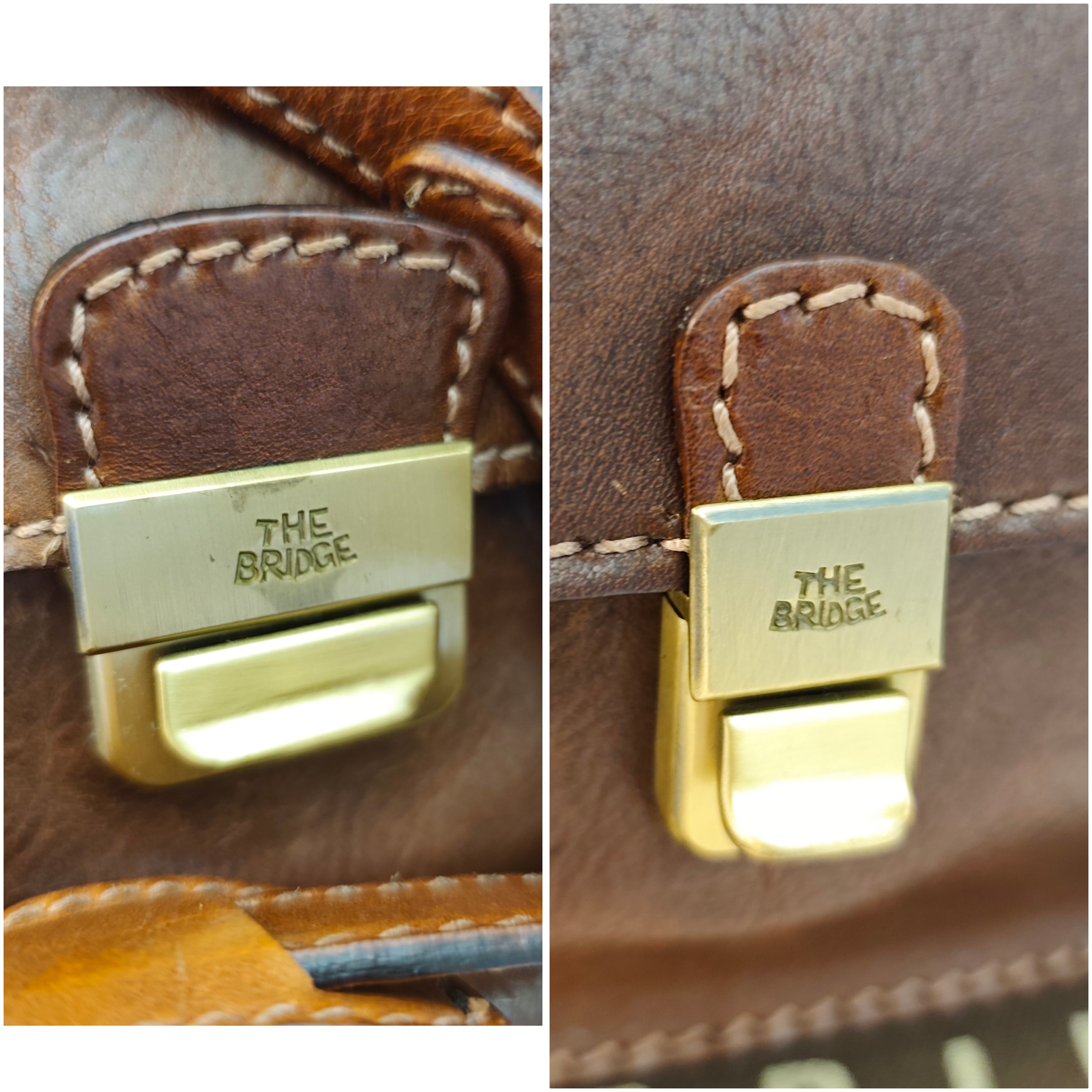 The Bridge – Borsello a Spalla o a Tracolla - Pelle Marrone Linea Story Vintage