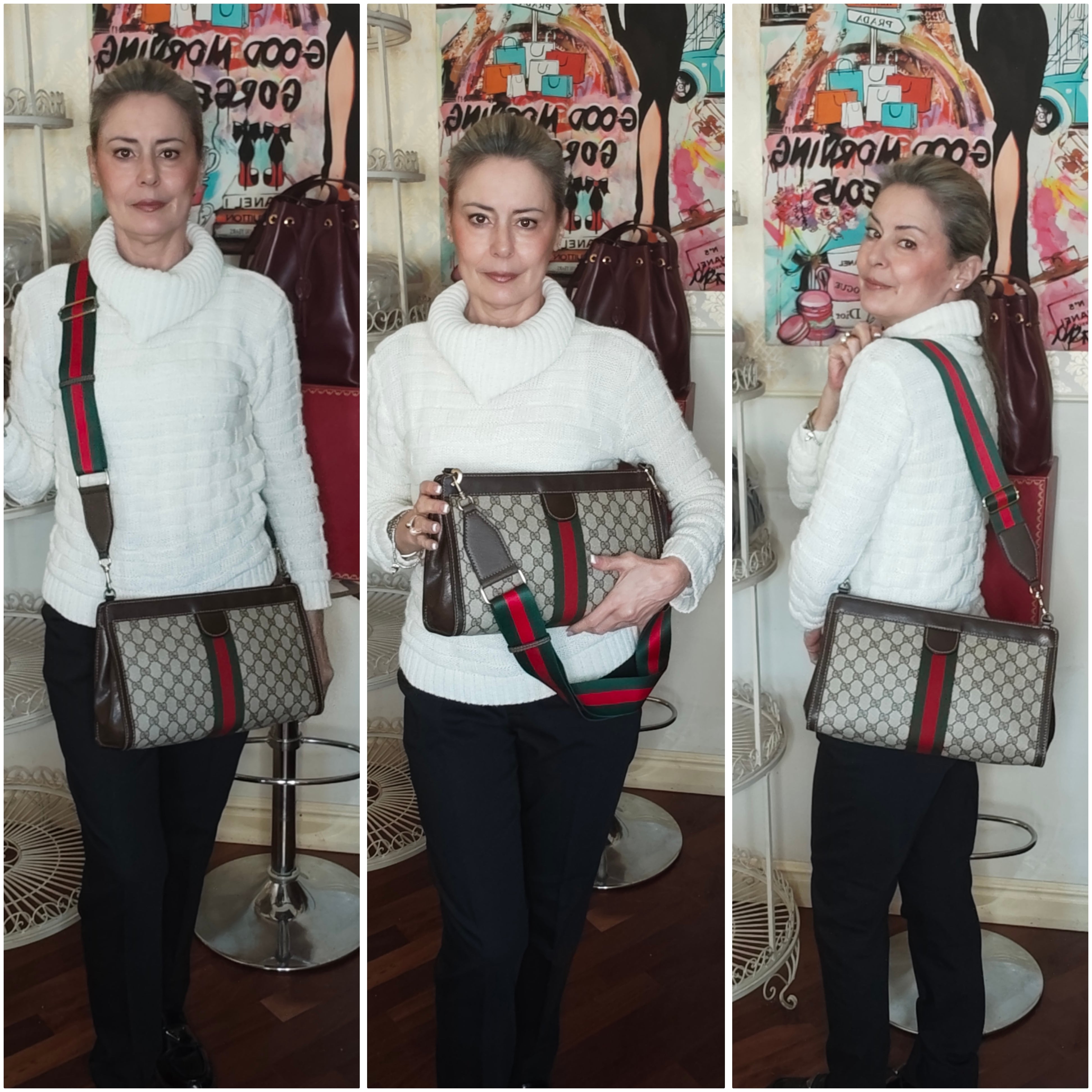 GUCCI - Ophidia Borsa a Tracolla Pochette Clutch Trousse – Vintage Nuova