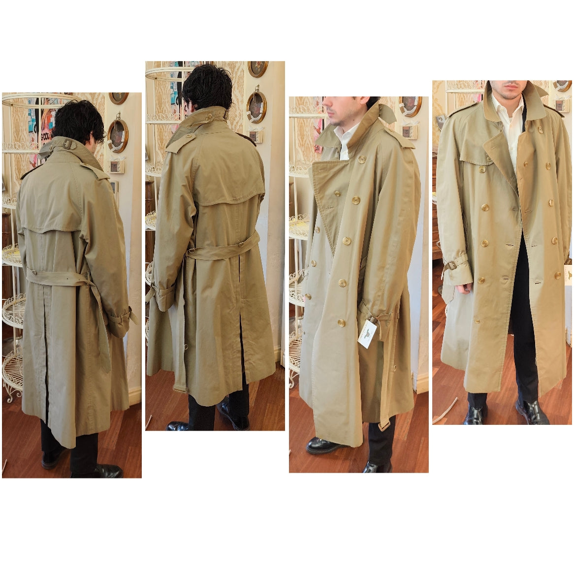 Burberry - Trench Kensington Caki/Beige Uomo
