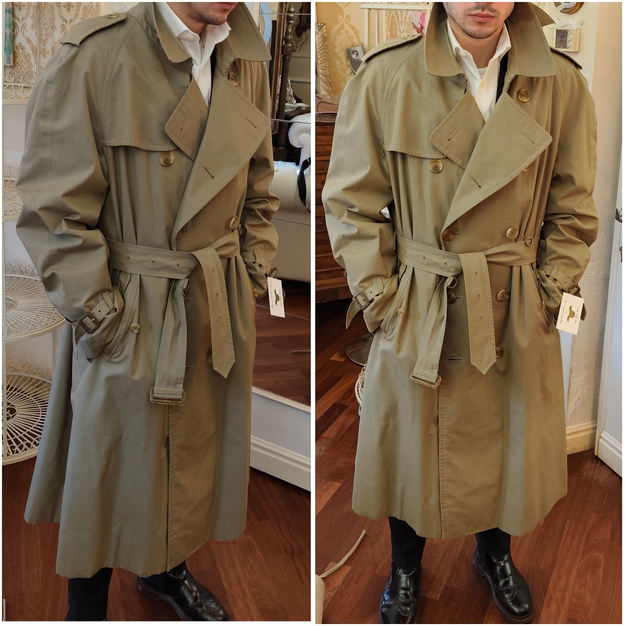 Burberry - Trench Kensington Caki/Beige Uomo